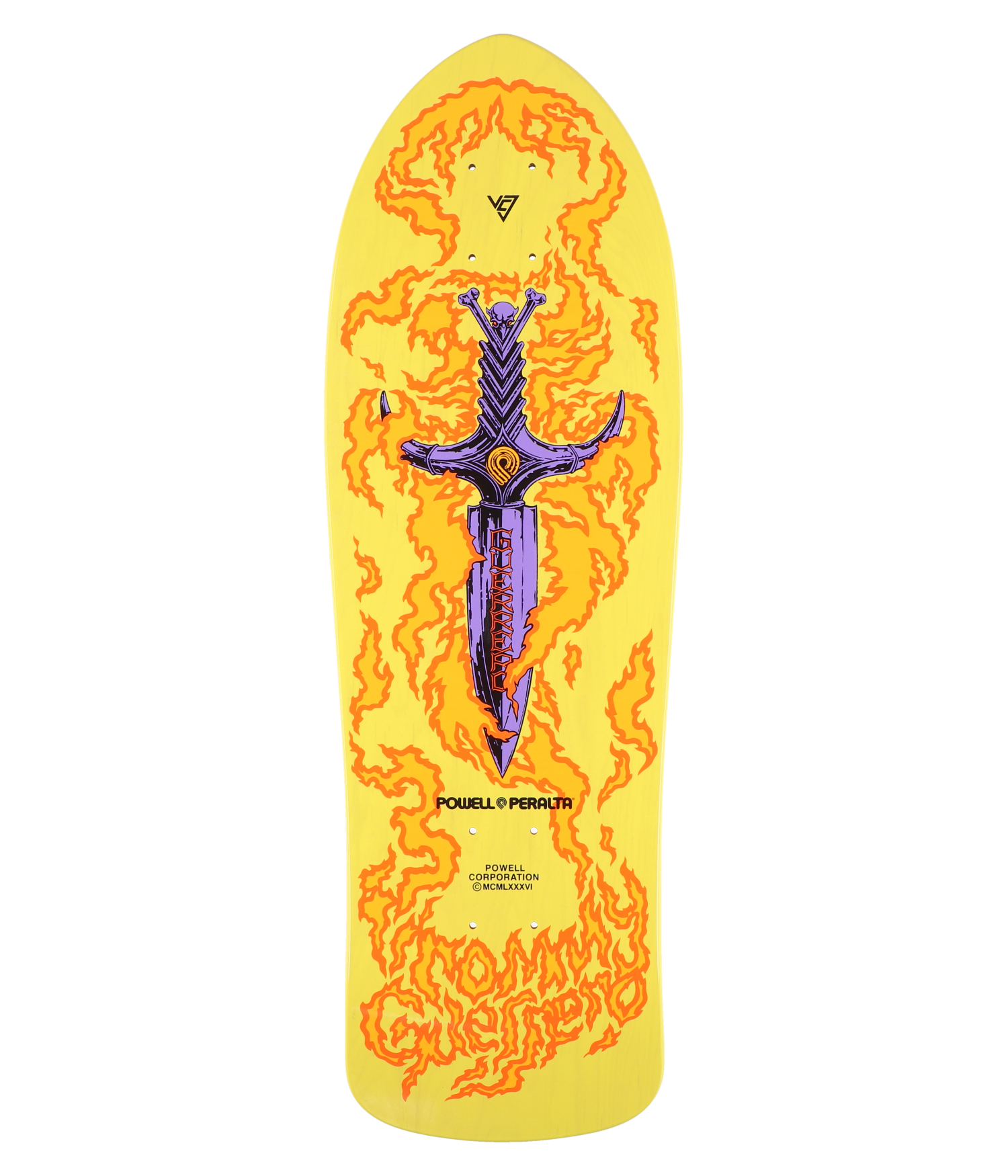 Powell-Peralta Guerrero BB S15 Limited Edition 9.75" Skateboard Deck yellow