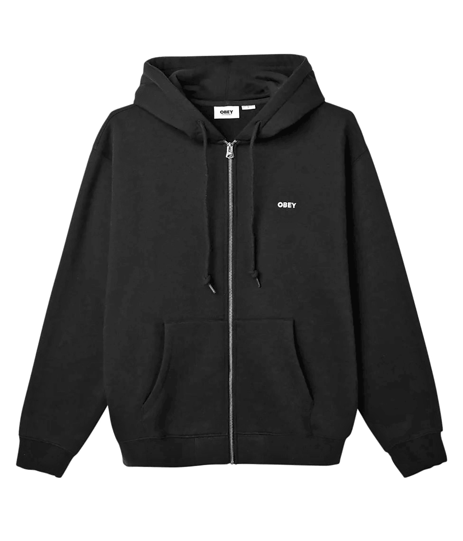 Obey Established Works Bold Zip-Hoodie black Herren M