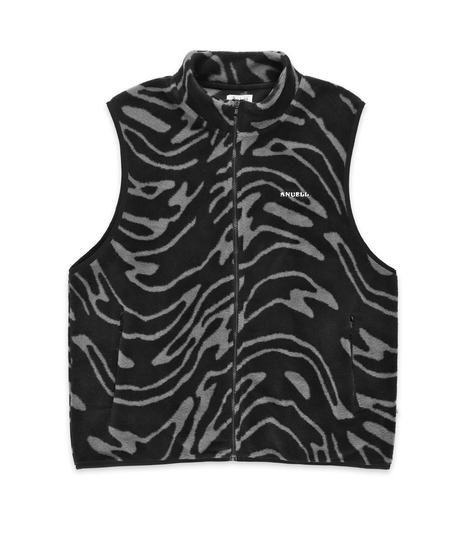 Anuell Majesty Fleece Weste black grey Herren S