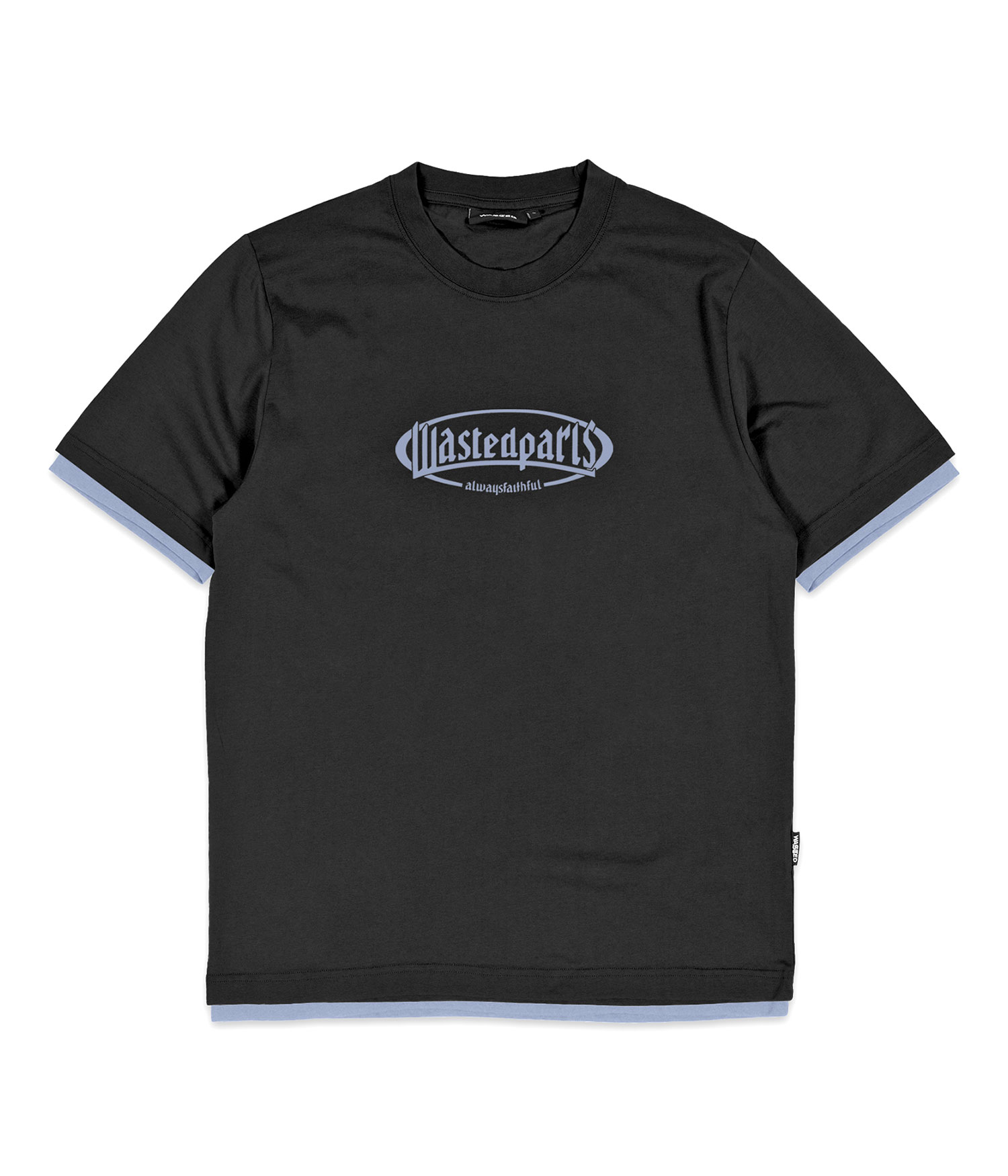 Wasted Paris Yard T-Nine T-Shirt black light blue Herren M