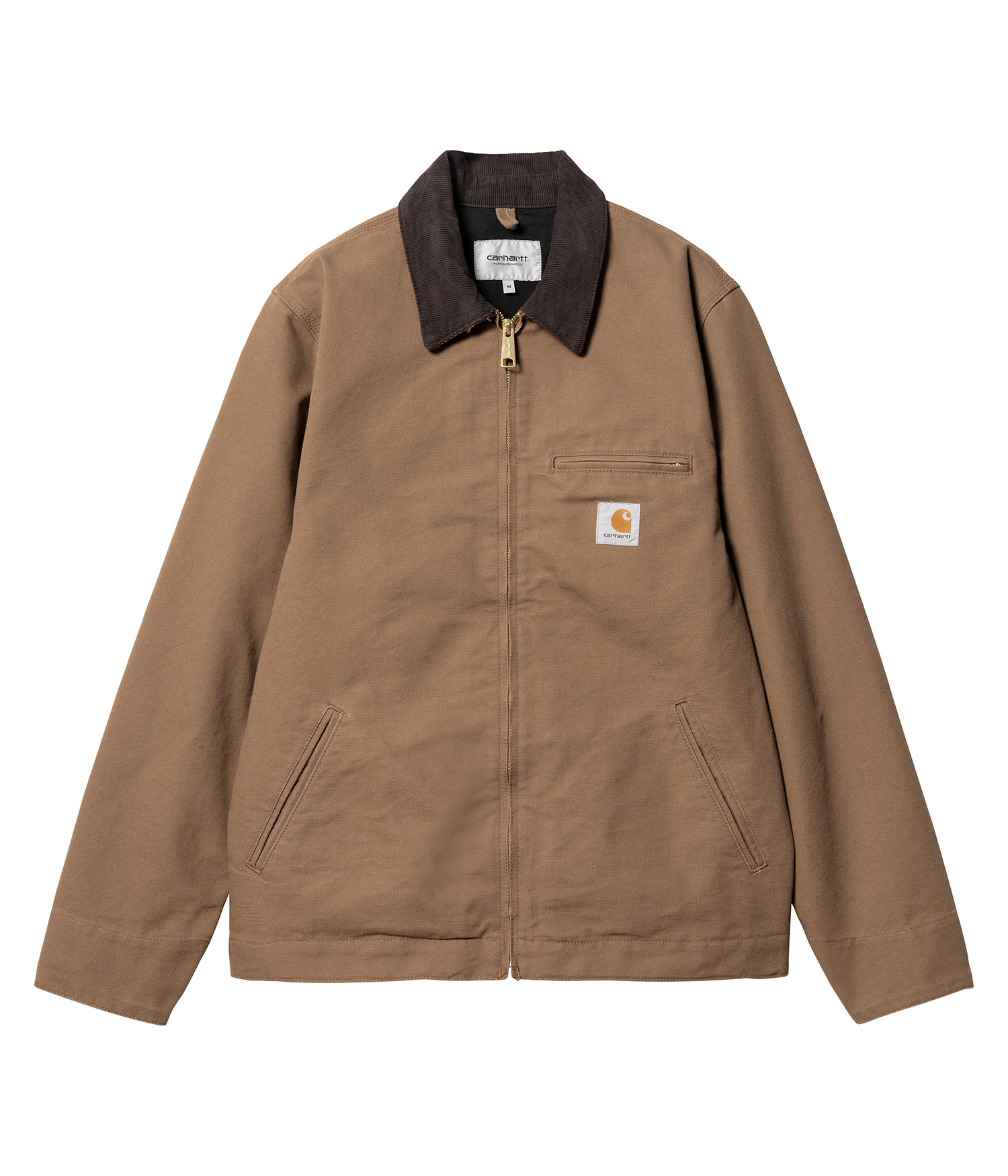 Carhartt WIP Detroit Organic Dearborn Jacke hamilton brown tobacco rinsed Herren M