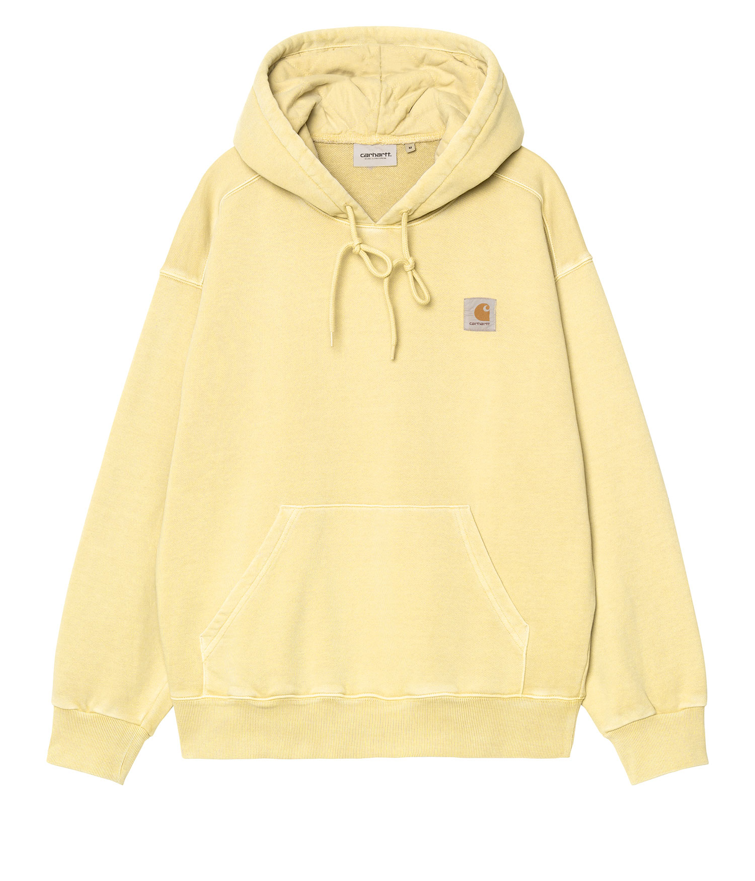Carhartt WIP Nelson Hoodie air yellow garment dyed Herren L
