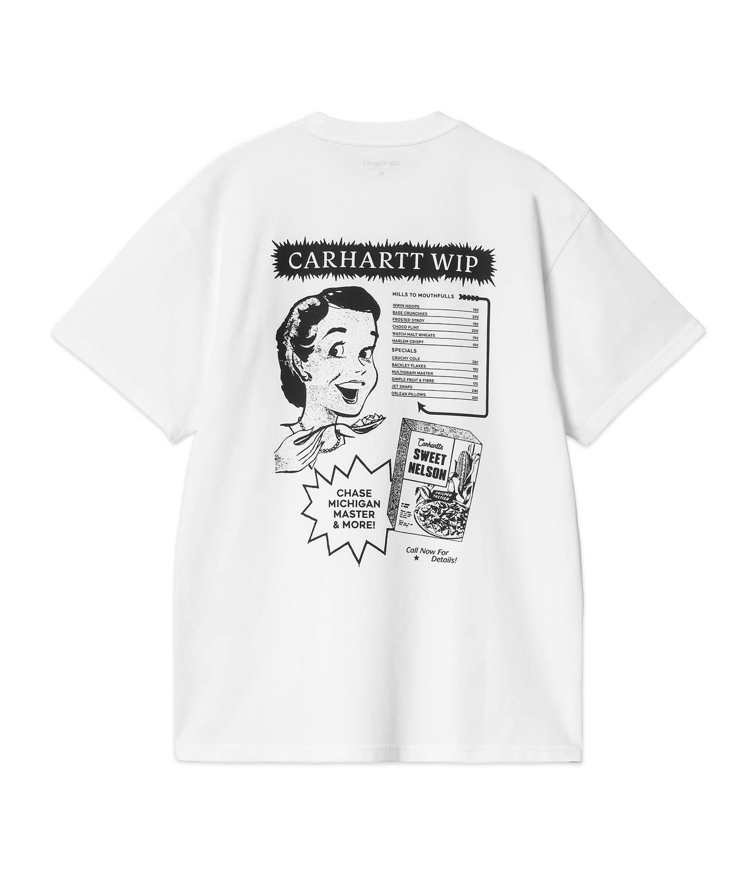 Carhartt WIP Catalogue Organic T-Shirt white black Herren L