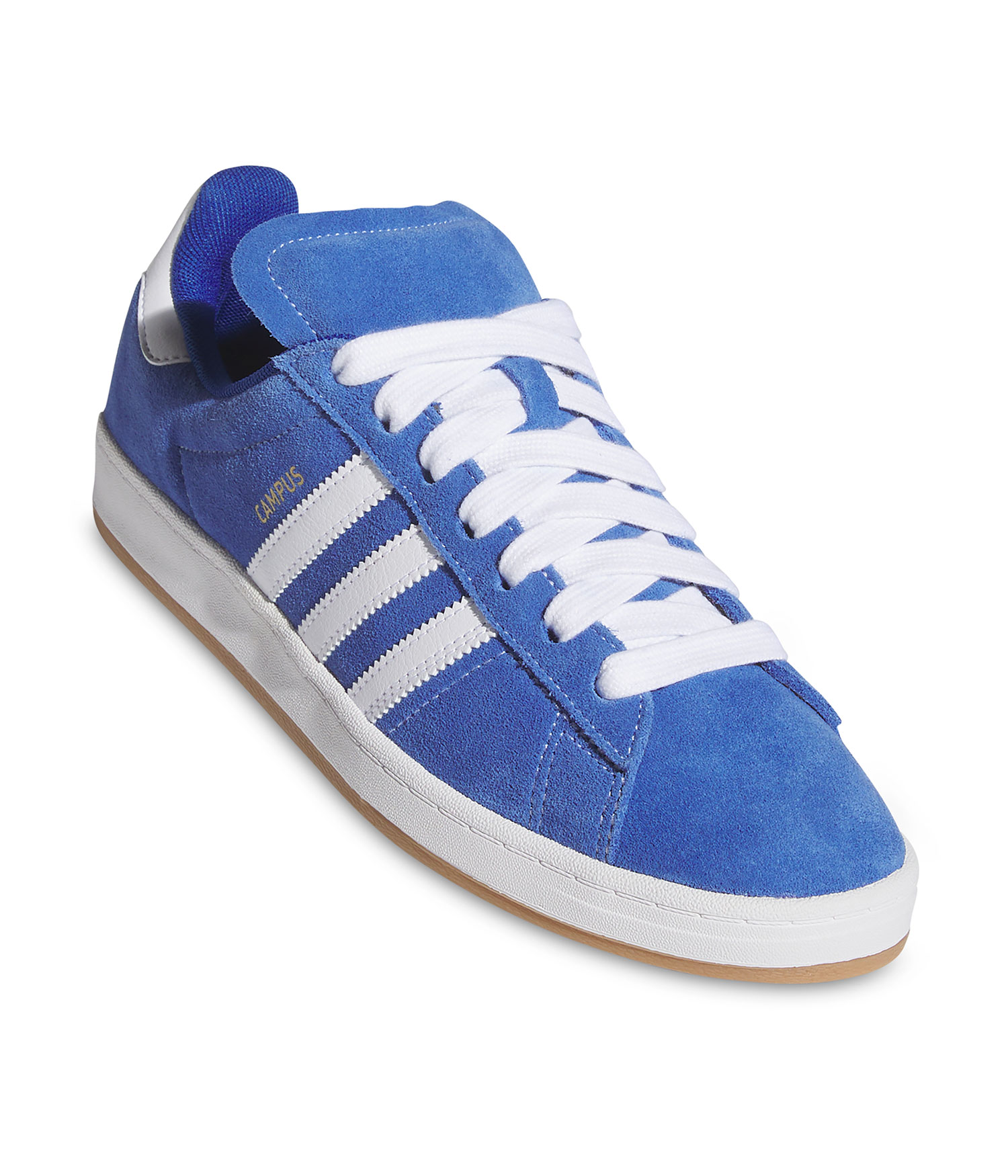 adidas Skateboarding Campus ADV Schuh royal blue white gold Herren US 10.5