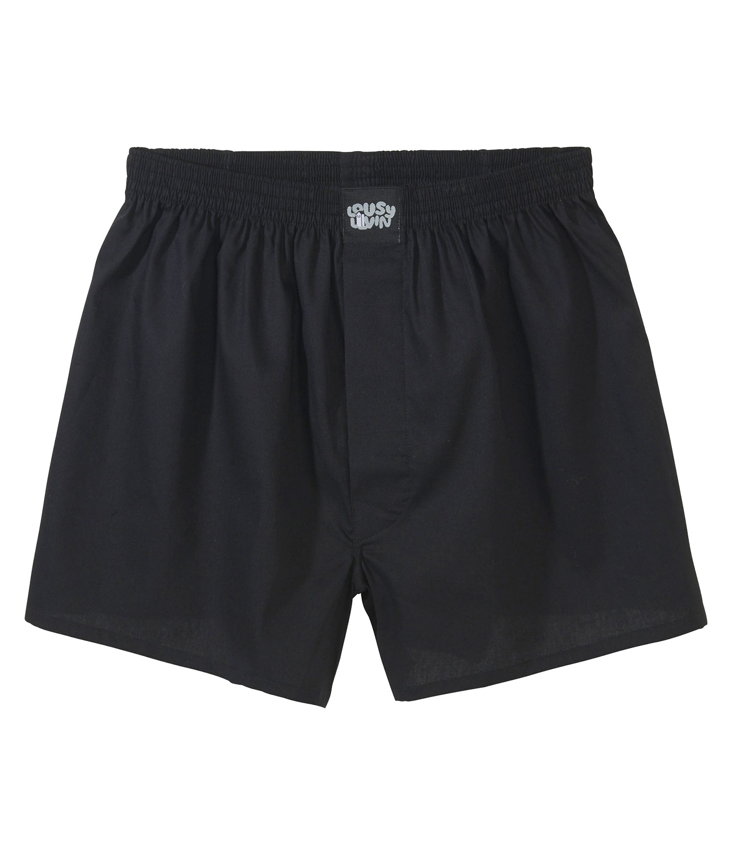 Lousy Livin Plain Boxershorts black