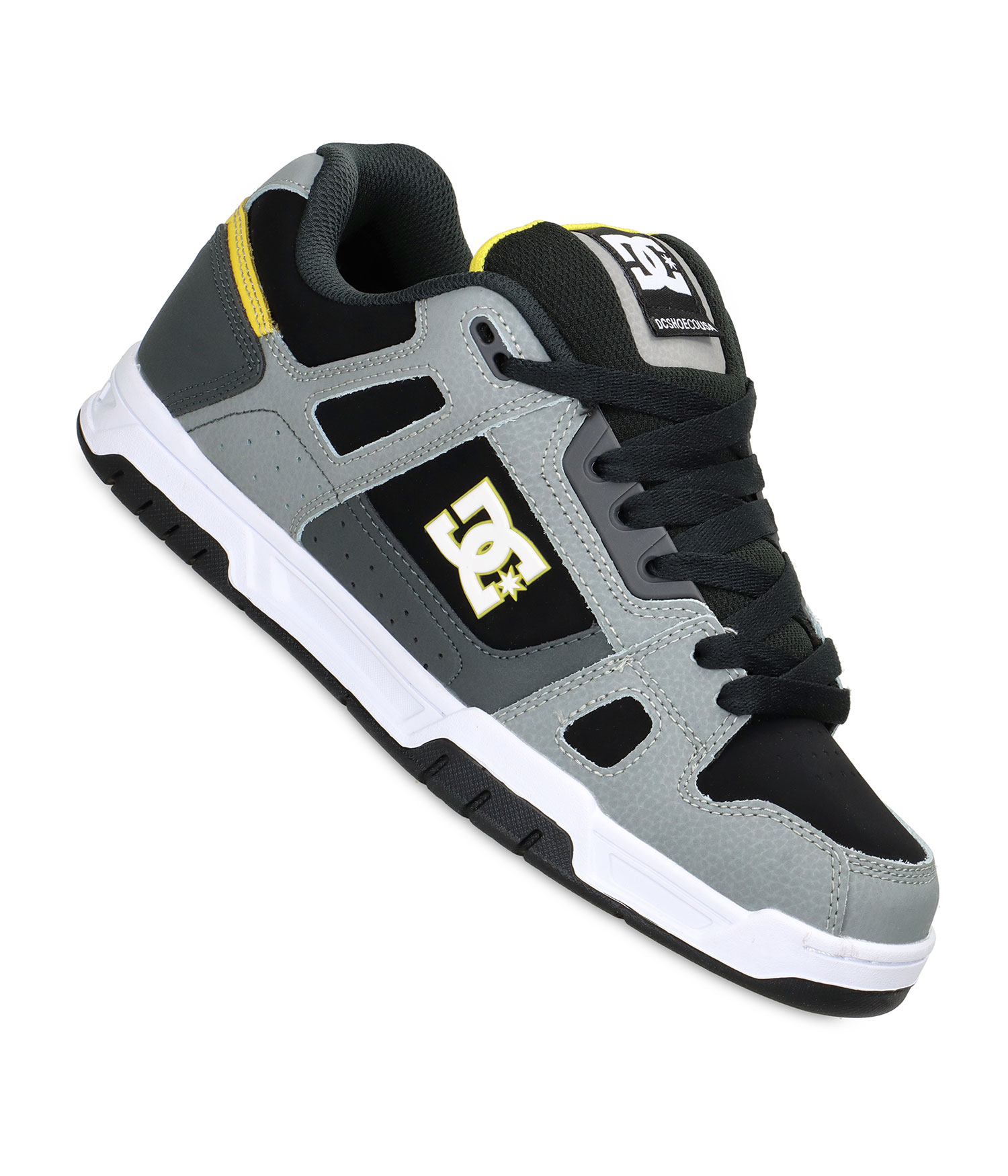 DC Stag Schuh grey yellow Herren US 10.5
