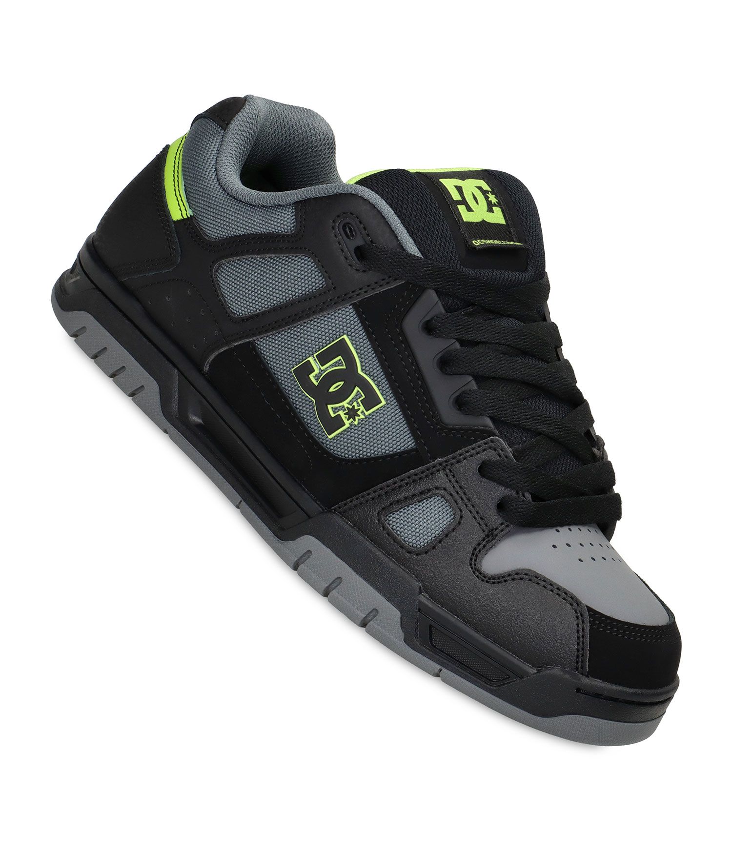 DC Stag Schuh black lime Herren US 10.5