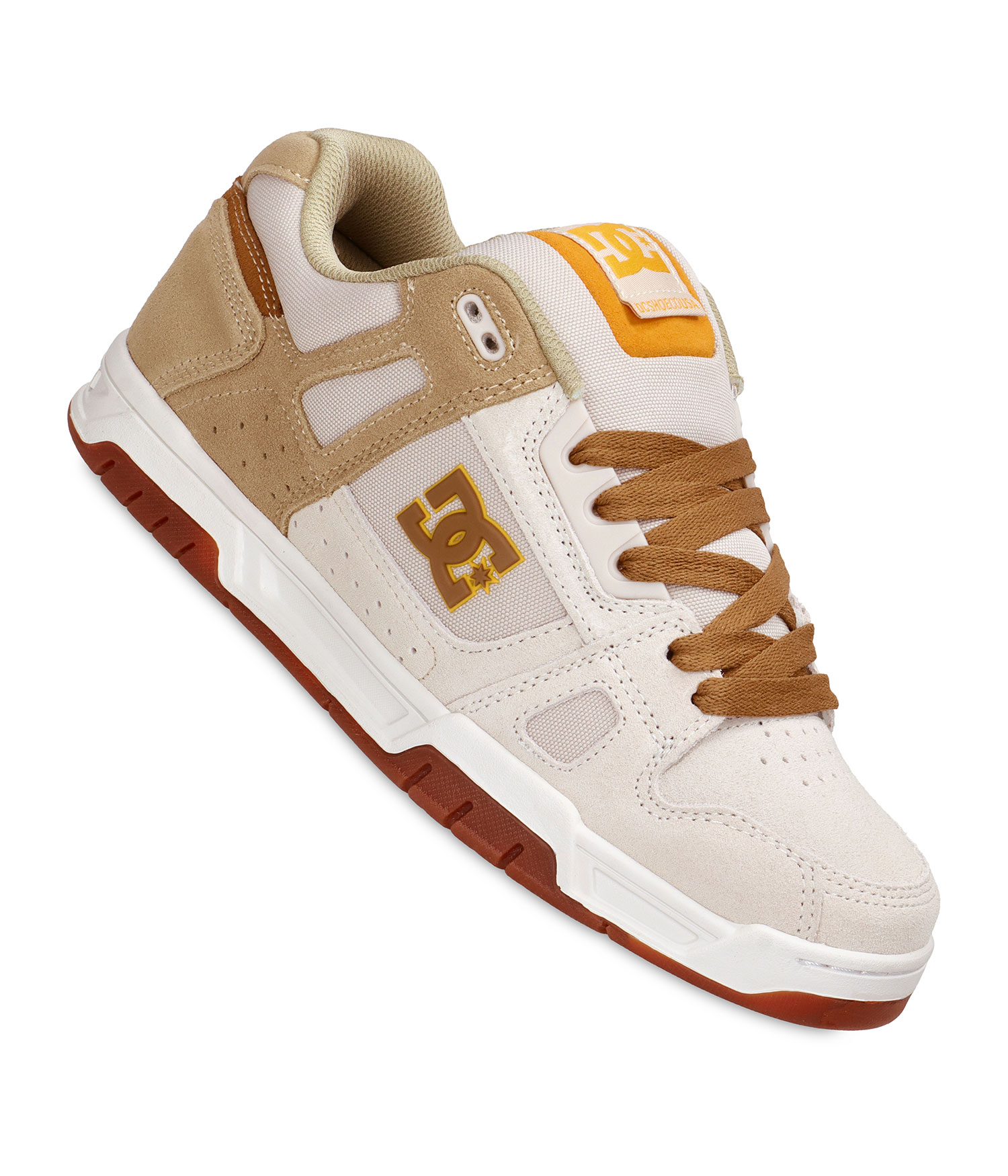 DC Stag Schuh brown gum Herren US 9