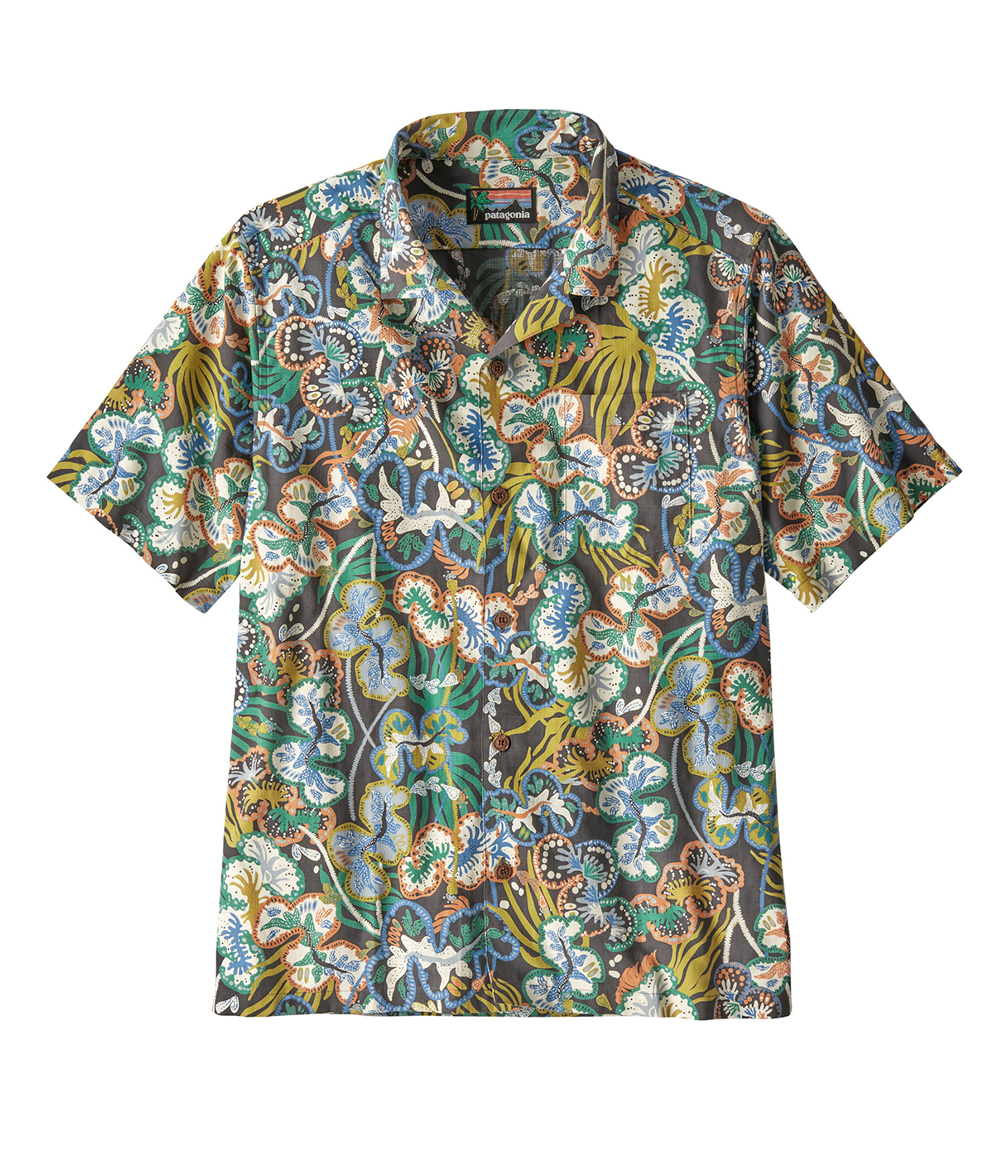 Patagonia Tidal Threads Camp Hemd undersea ink black Herren S