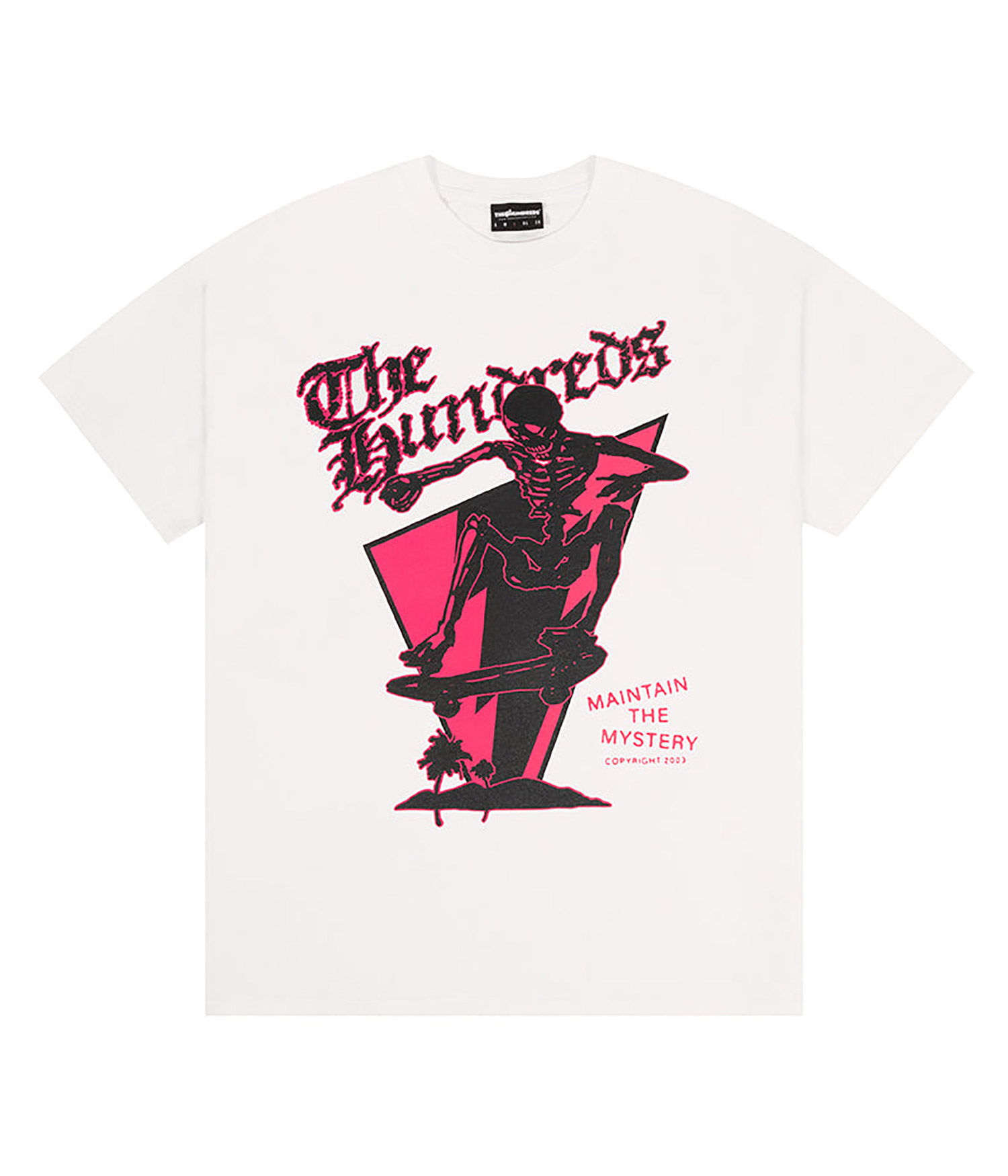 The Hundreds Skull Mountain T-Shirt blanc de blanc Herren M