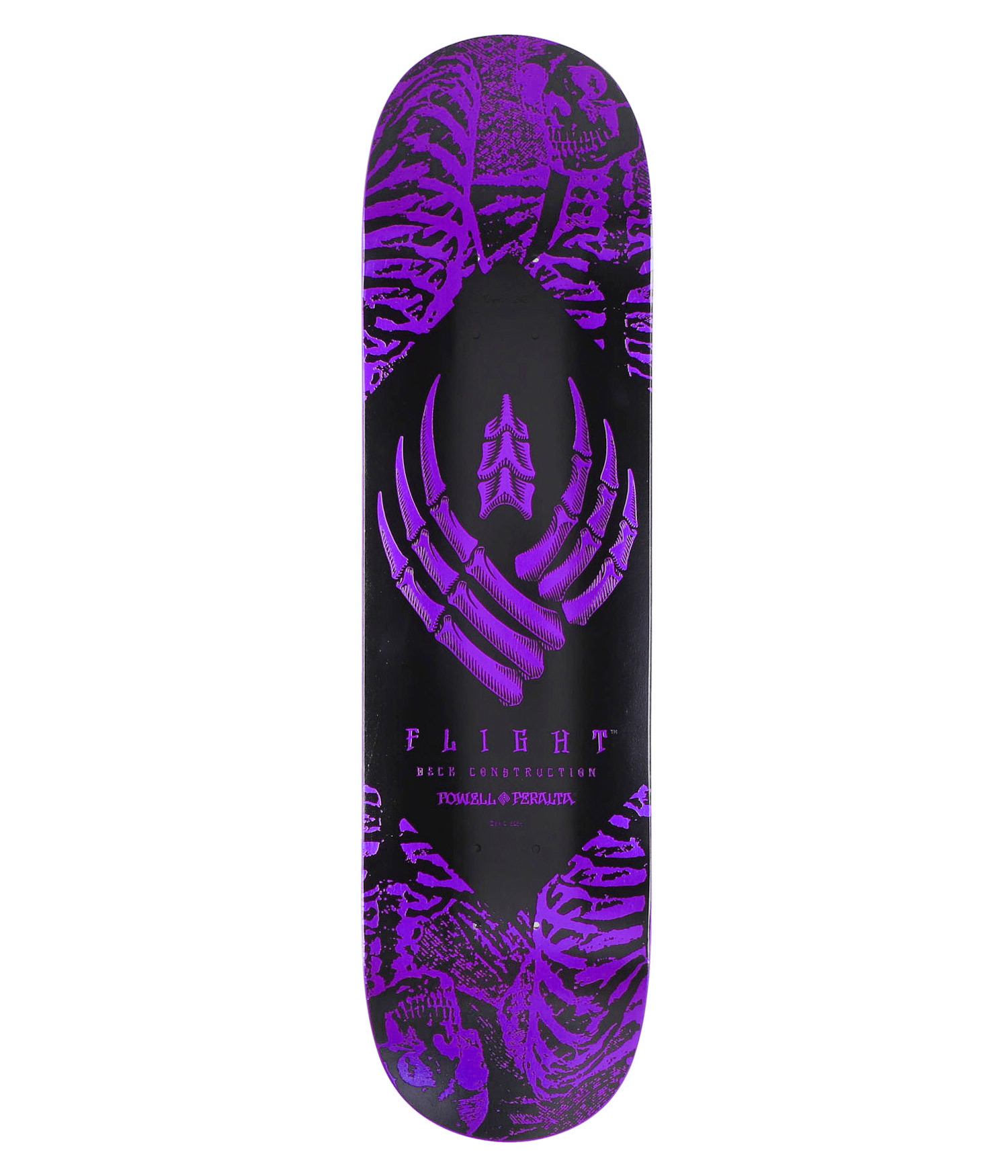 Powell-Peralta Skeleton Flight Shape 309 9" Skateboard Deck purple