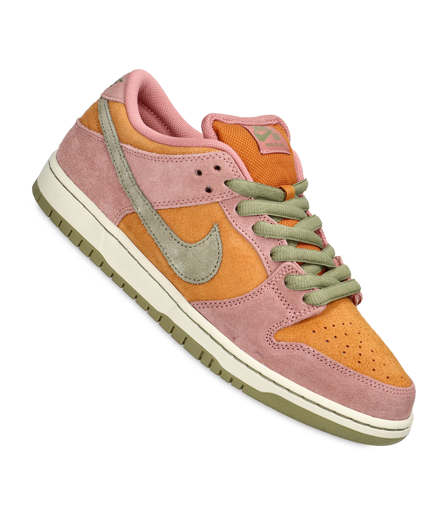 Nike SB Dunk Low Pro Schuh red stardust olive coconut milk US 9.5