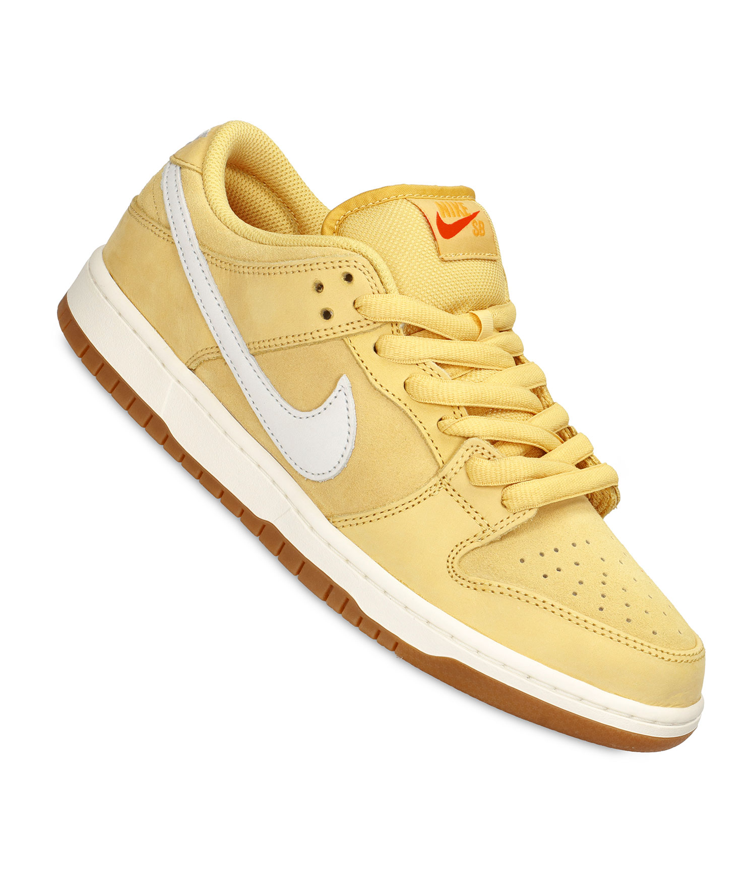 Nike SB Dunk Low Pro Iso Schuh yellow US 9.5