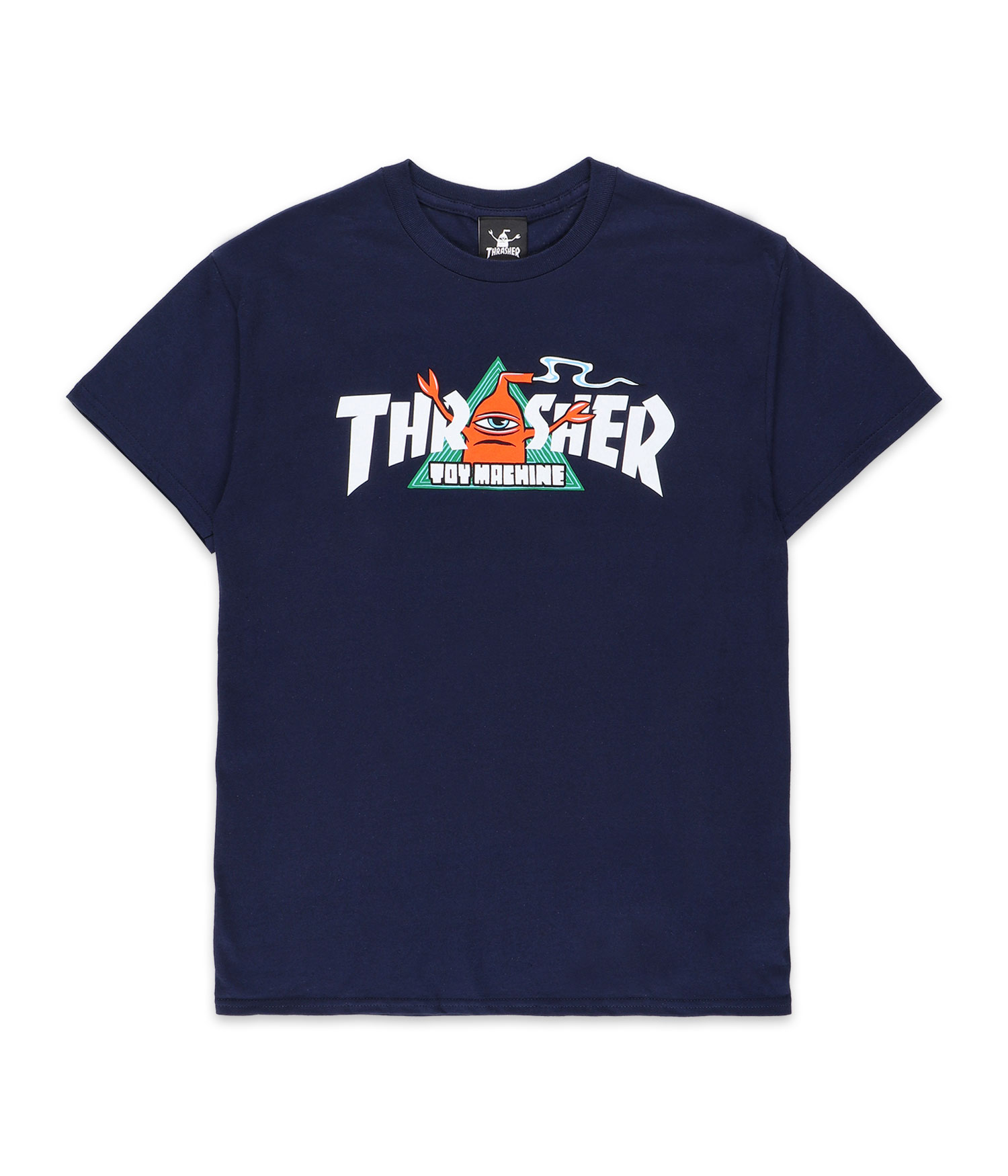Thrasher x Toy Machine Vortex T-Shirt navy Herren S