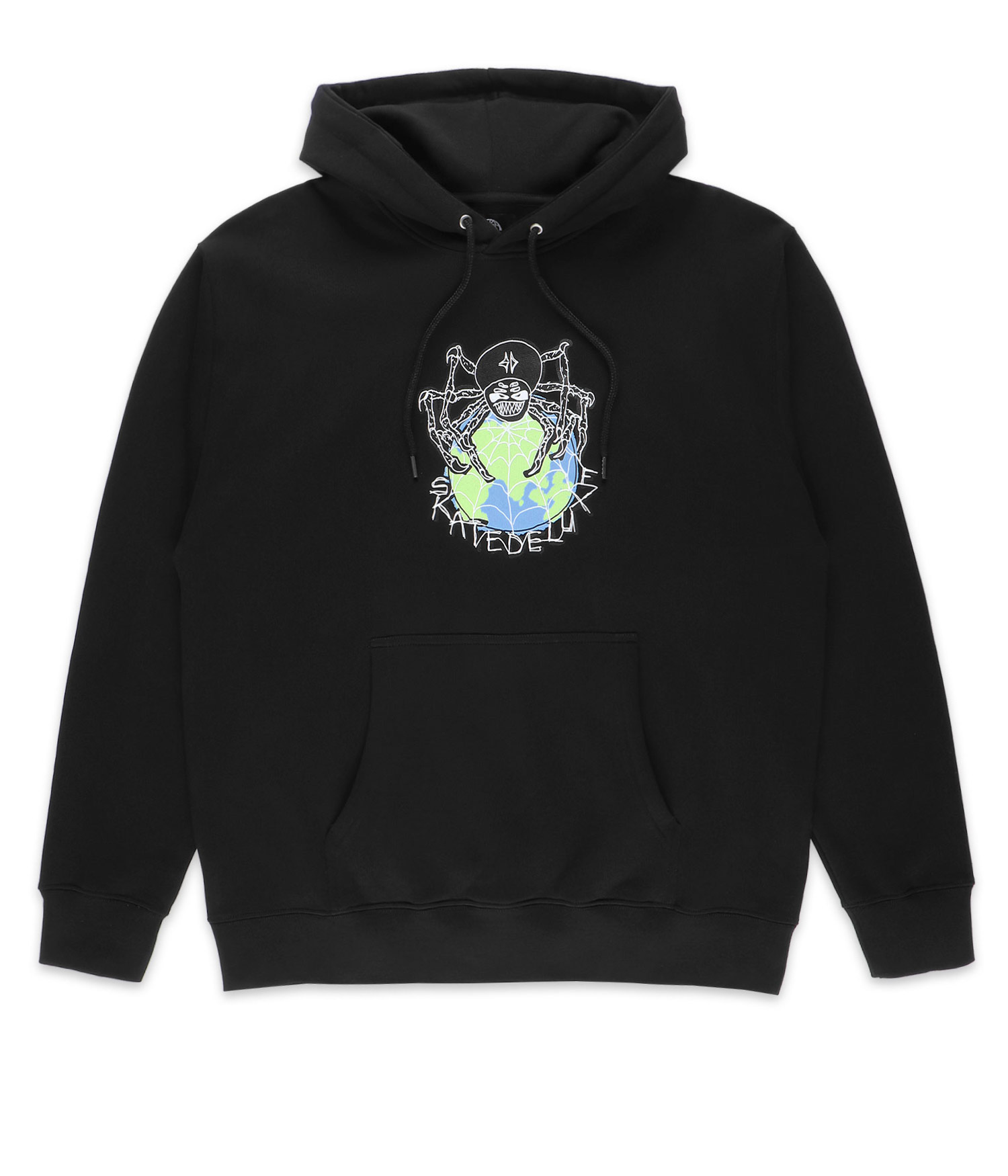 skatedeluxe Global Spinner Organic Hoodie black Herren L