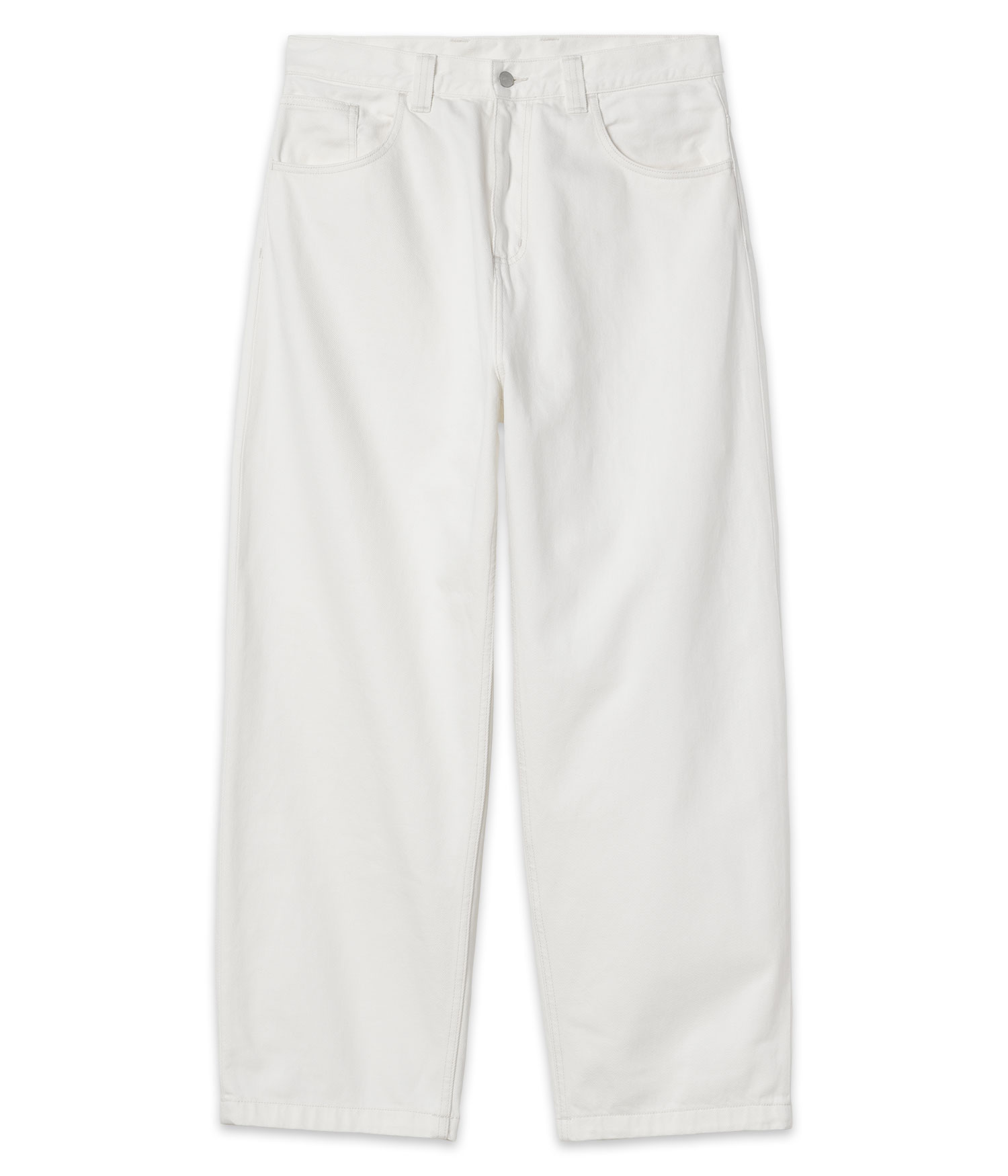 Carhartt WIP Brandon Pant Cotton Smith Jeans white rinsed Herren S