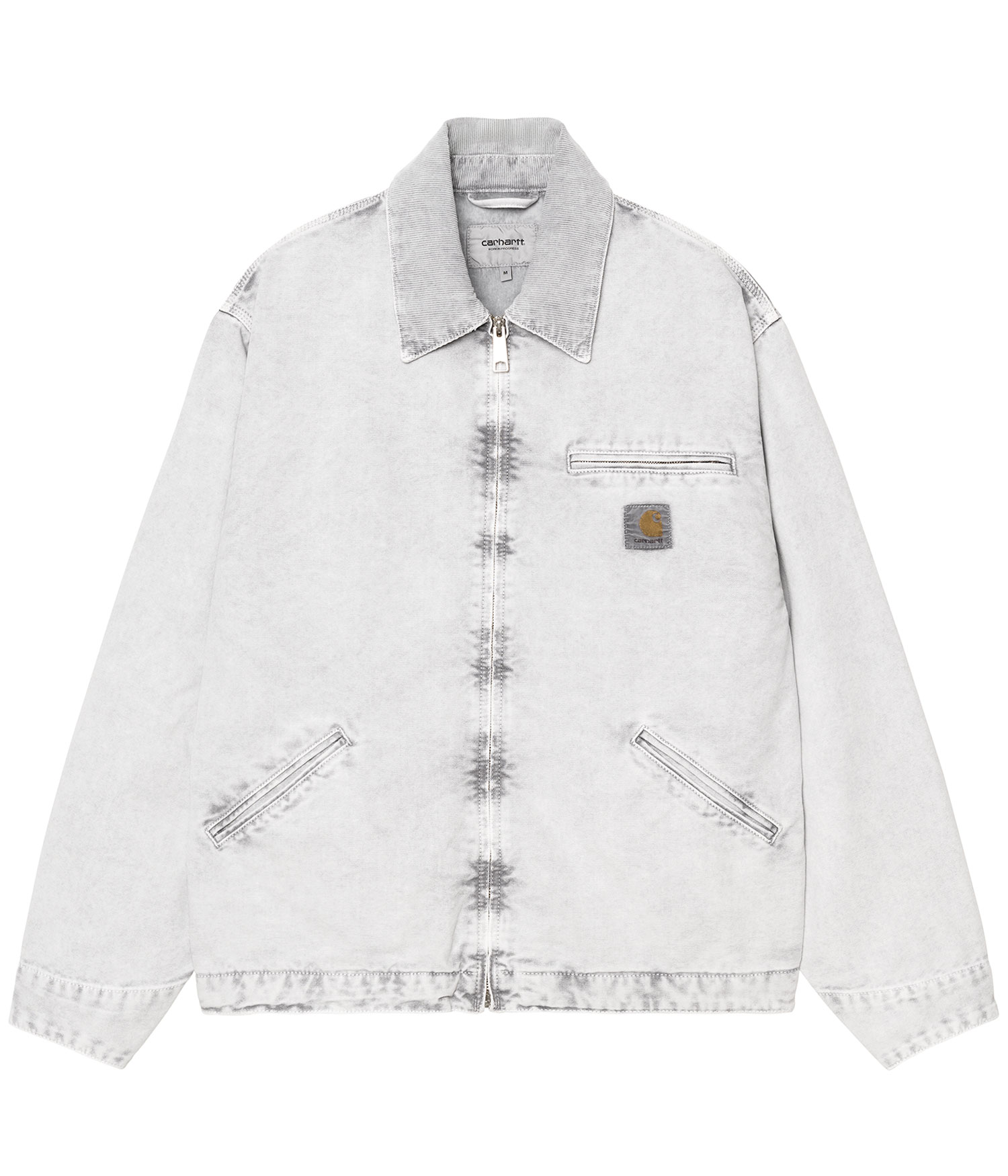 Carhartt WIP OG Detroit Organic Cotton Dearborn Jacke black black chalk wash Herren XXL