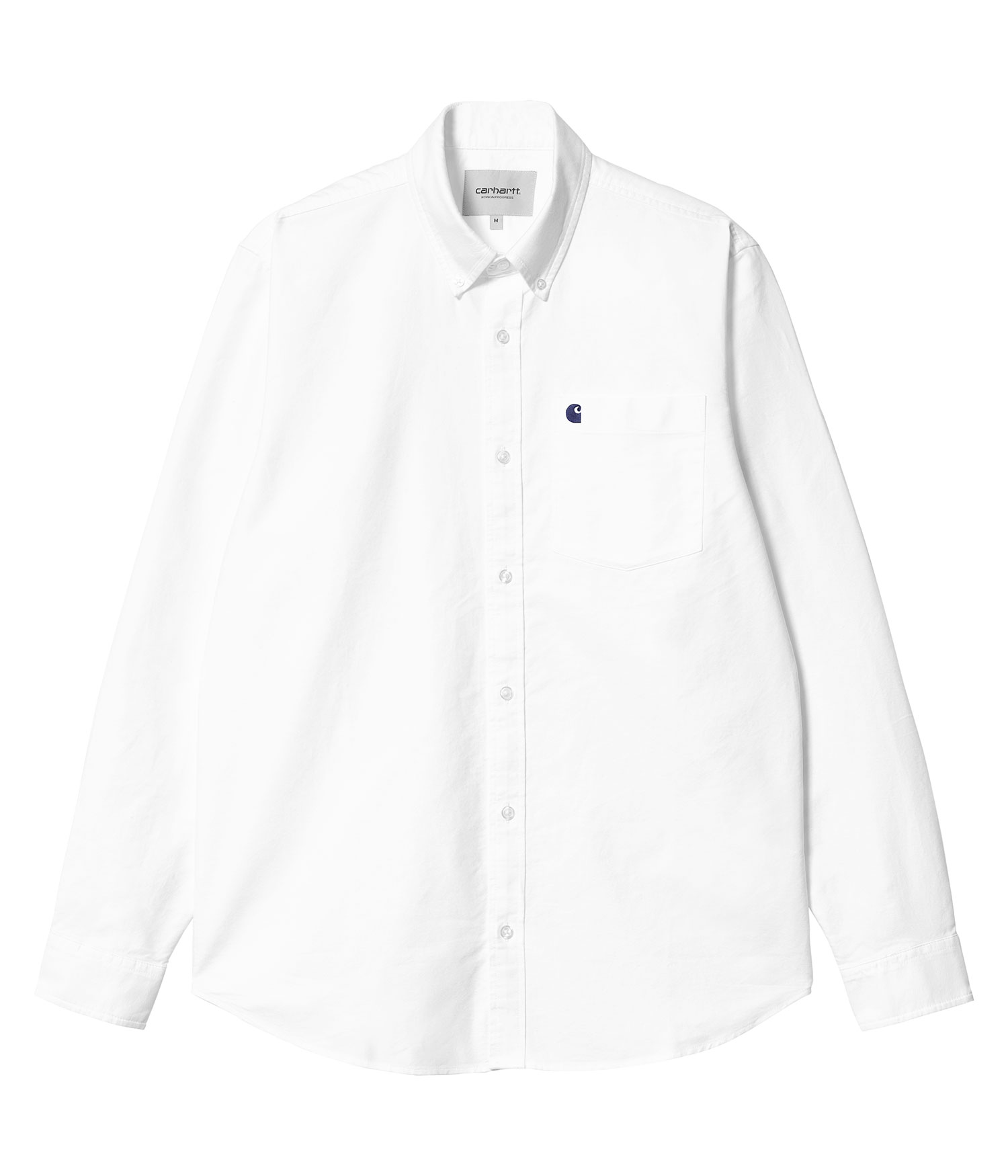 Carhartt WIP C-Logo Hemd white dark navy Herren M