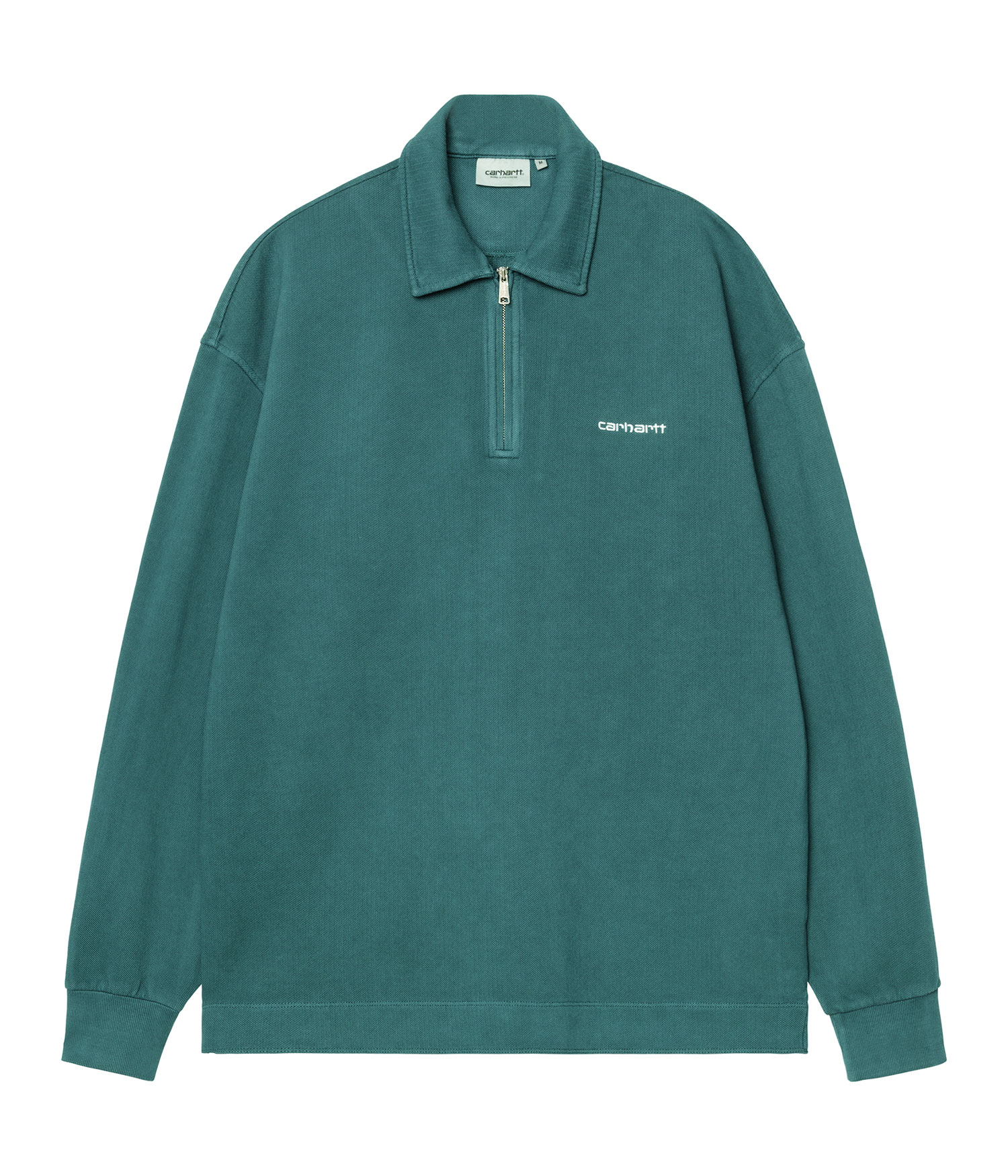 Carhartt WIP Piquè Script Sweatshirt white garment dyed Herren L