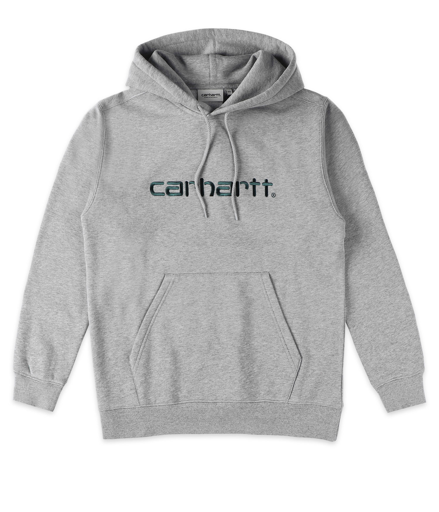 Carhartt WIP W' Basic Hoodie grey heather dark fir Damen S