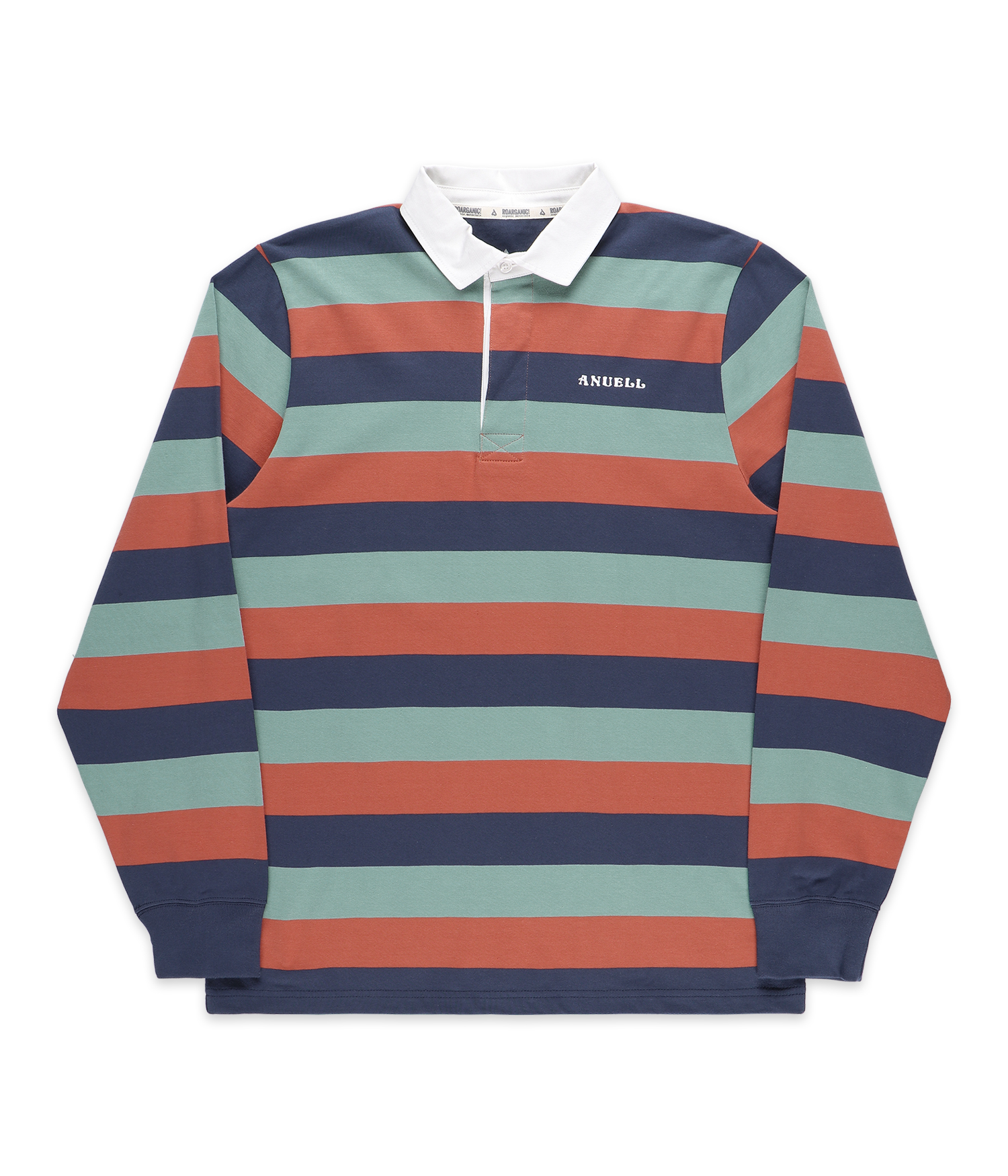 Anuell Liner Rugby Organic Longsleeve block multi Herren L