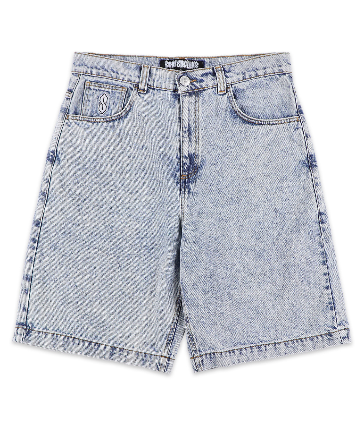 skatedeluxe Mystery Shorts light stone washed Herren W30