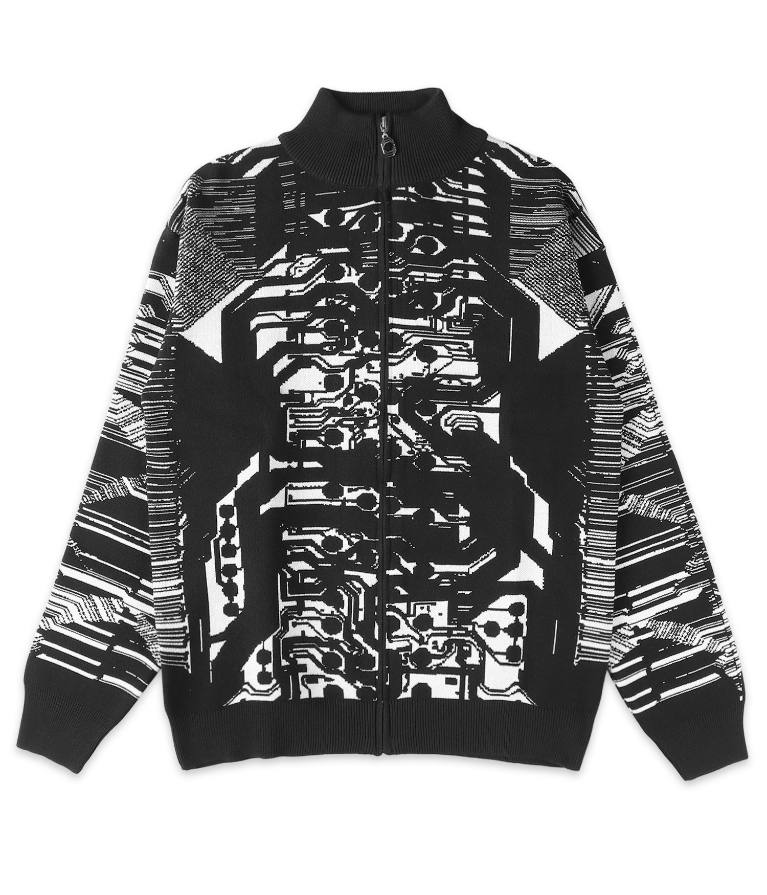 Öctagon Processor Knitted Sweatshirt black white Herren M