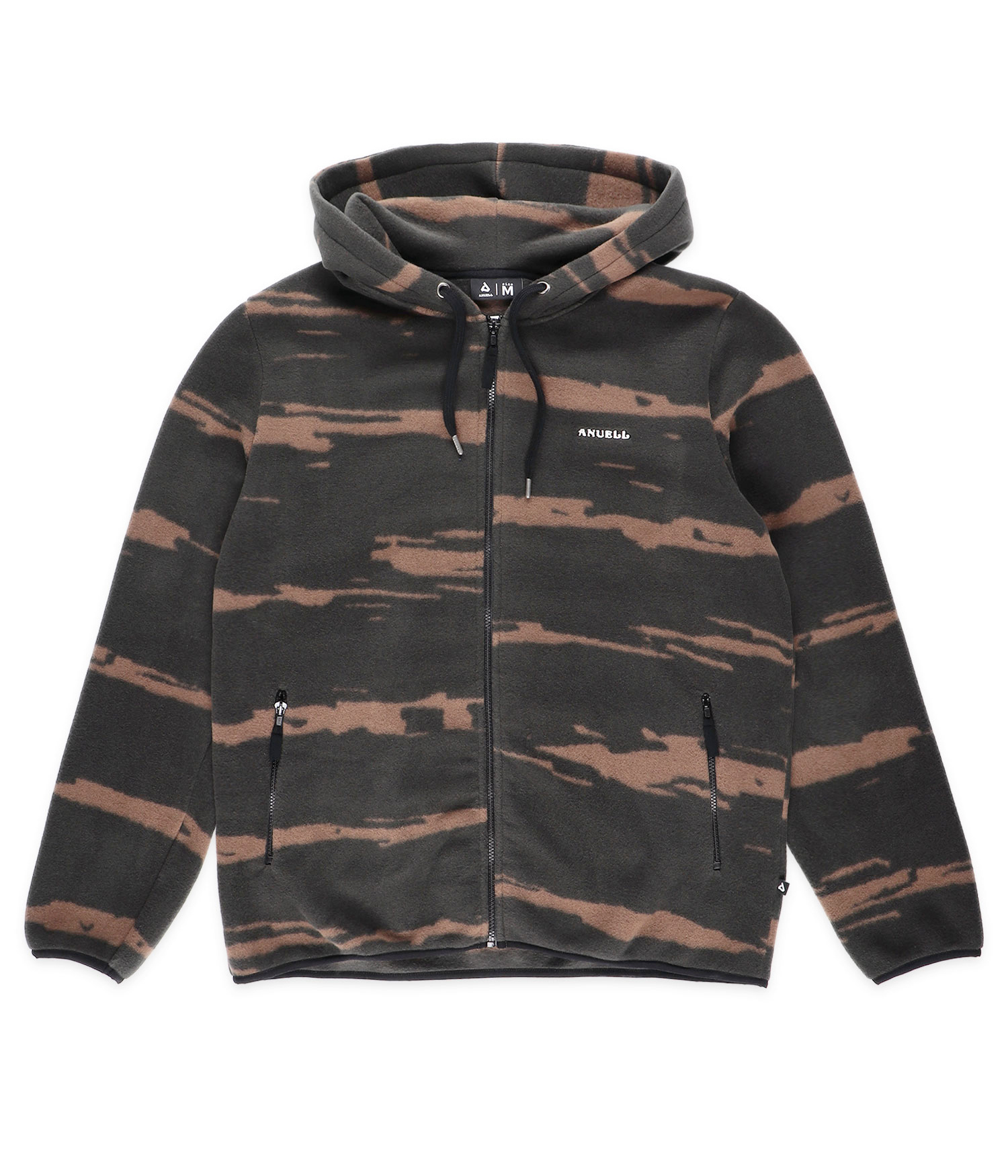 Anuell Grunnor Fleece Zip-Hoodie coffee Herren L