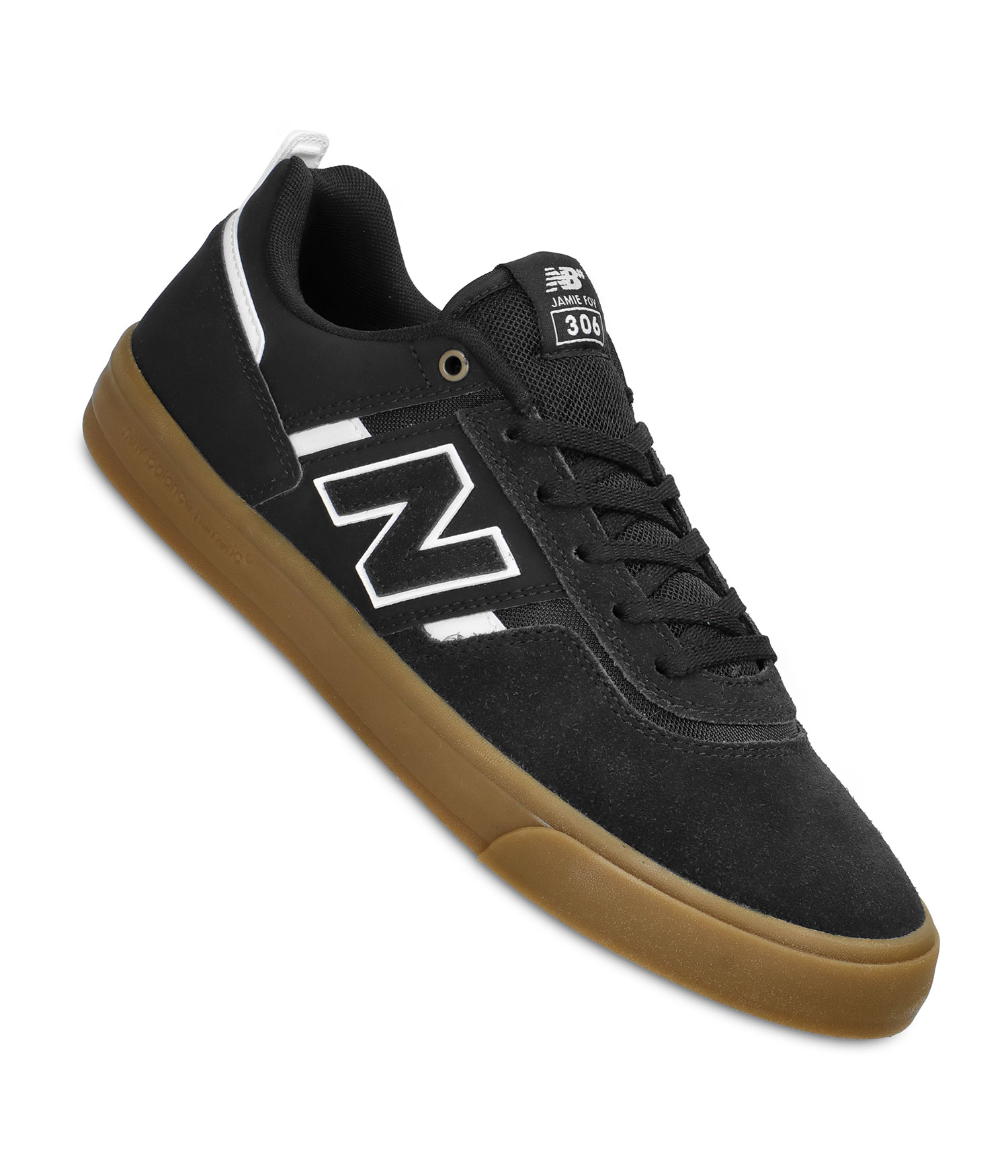 New Balance Numeric 306 Schuh black white gum Herren US 6