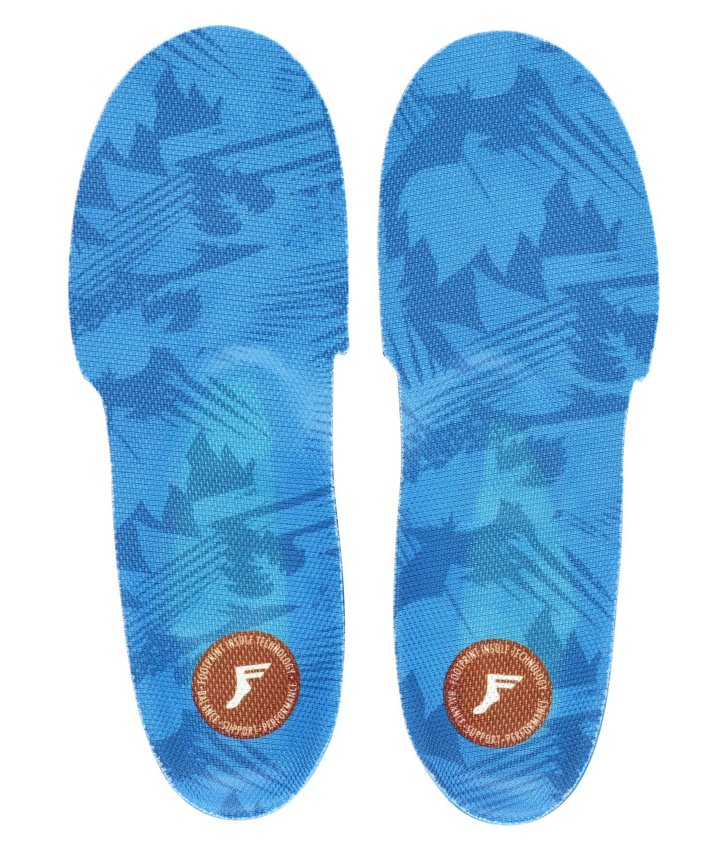 Footprint Camo King Foam Orthotics Fluid X Low Einlegesohlen blue