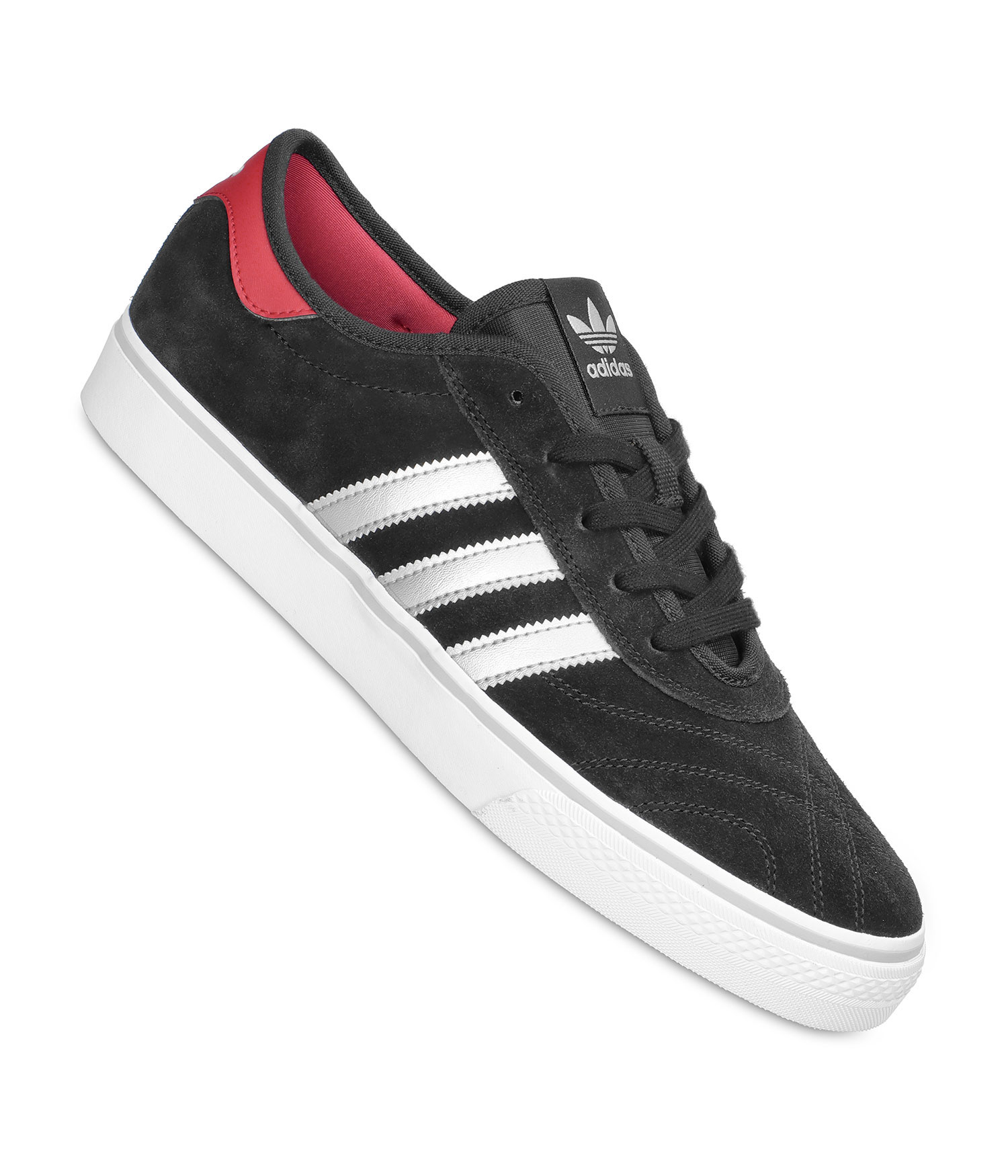 adidas Skateboarding Adi Ease Schuh core black silver better scarlet Herren US 8.5