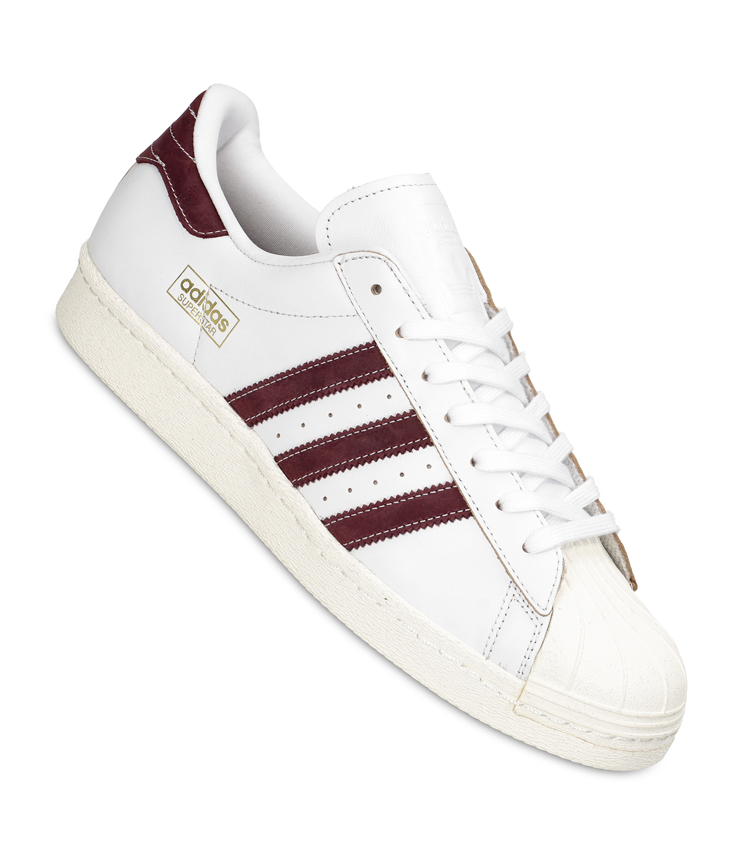 adidas Skateboarding Superstar 80 ADV Schuh crystal white shadow red off whi Herren US 7