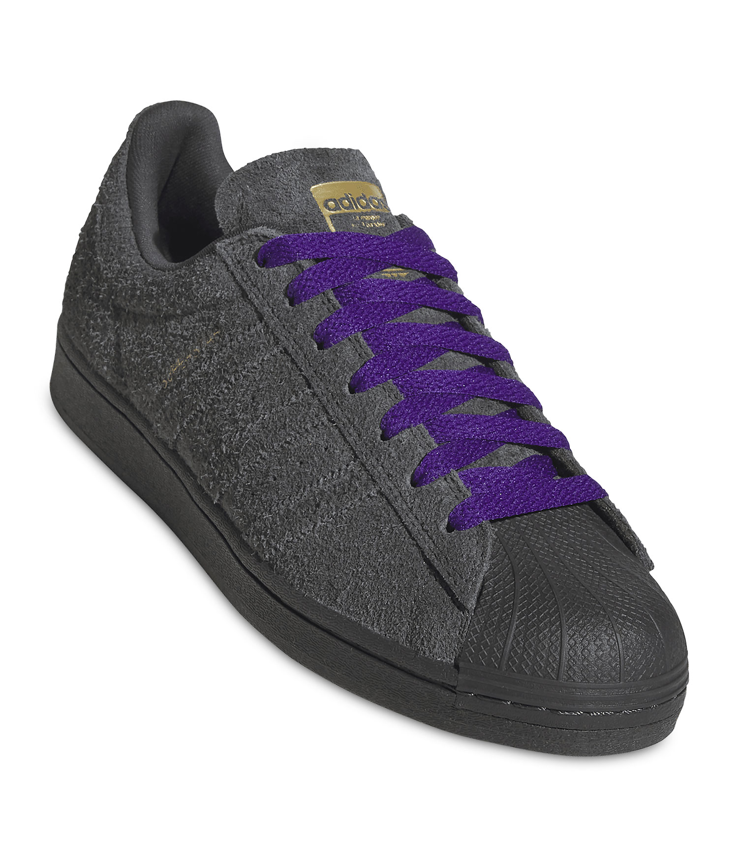 adidas Skateboarding Superstar ADV Schuh carbon carbon collegiate purple Herren US 9