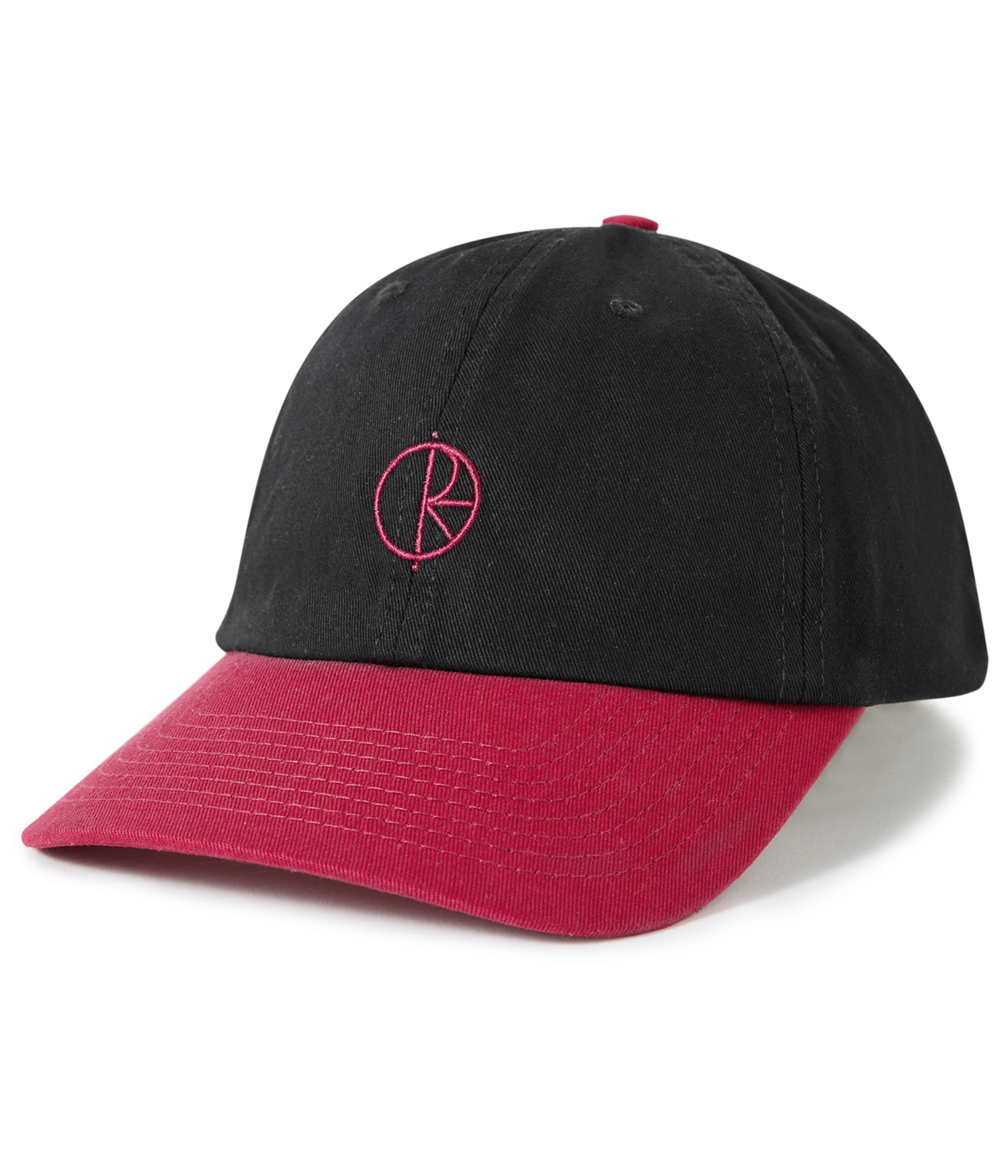 Polar Sai Stroke Logo 6 Panel Cap black redcurrant
