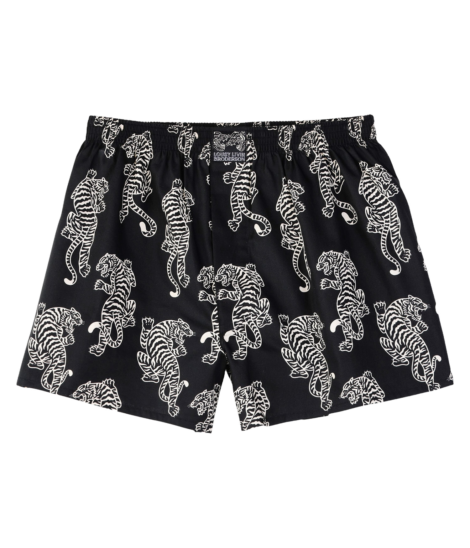 Lousy Livin Broderson Tigers Boxershorts black