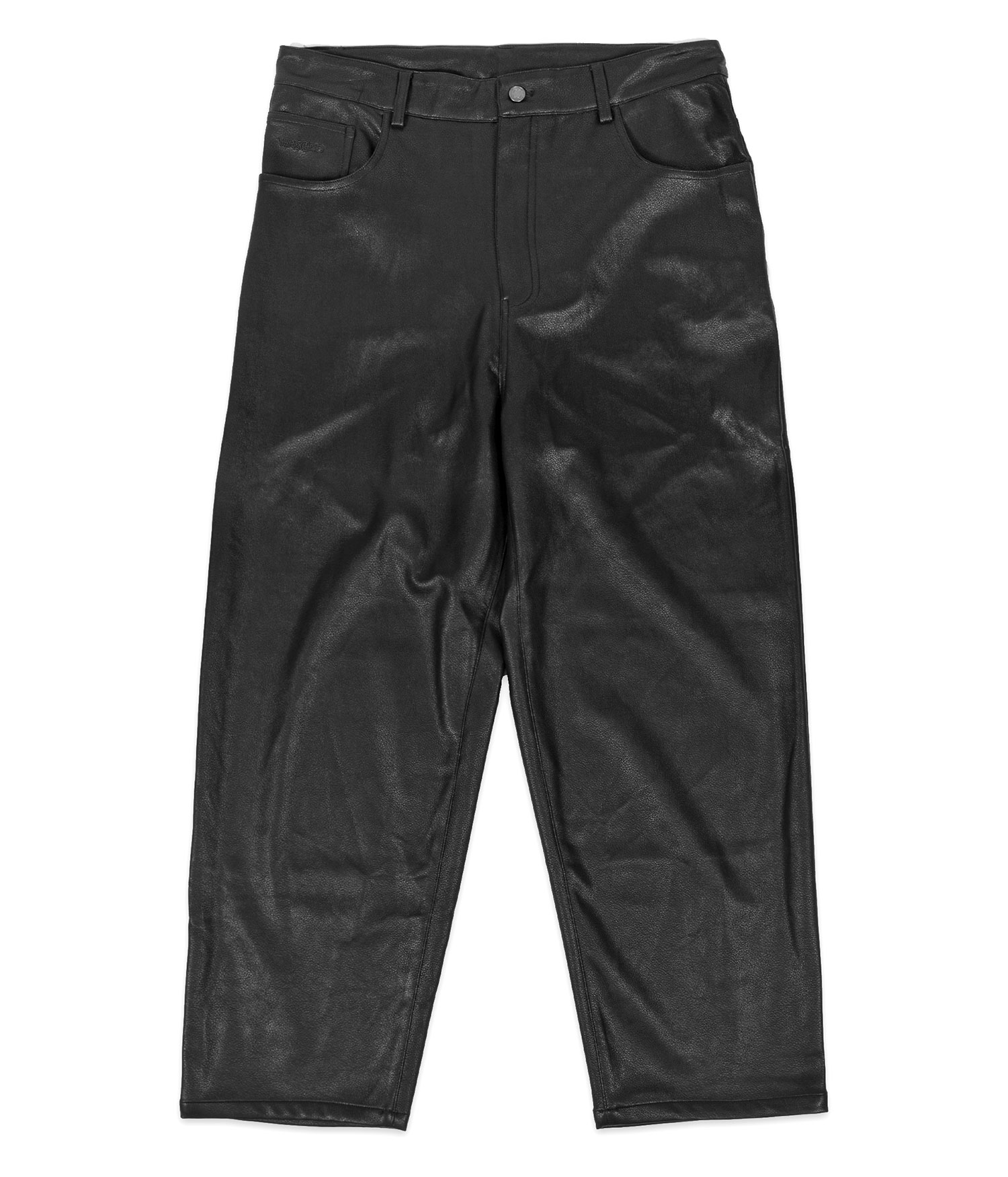Wasted Paris Faux Leather Casper Hose black Herren W30