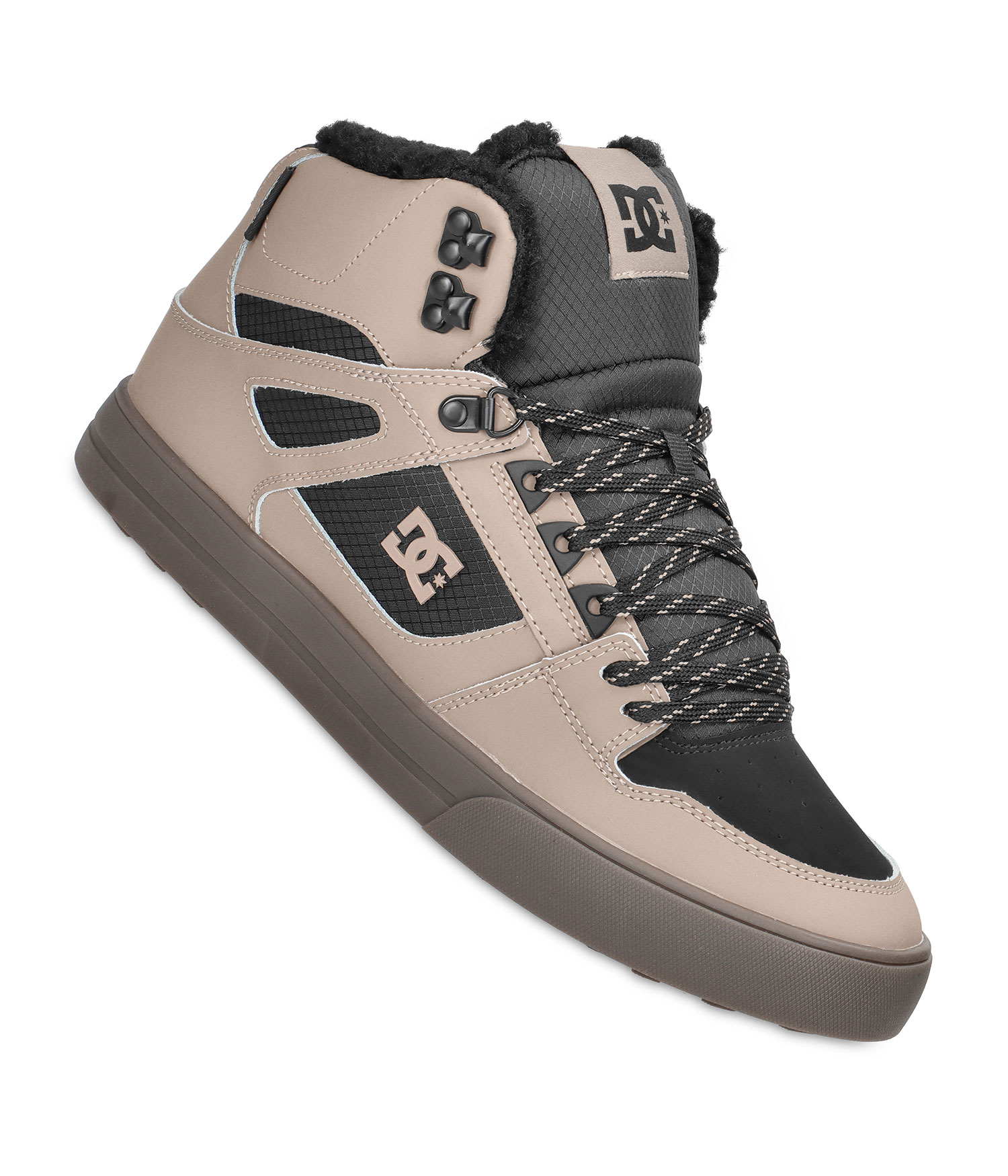 DC Pure High Top WC WNT Schuh tan black Herren US 13