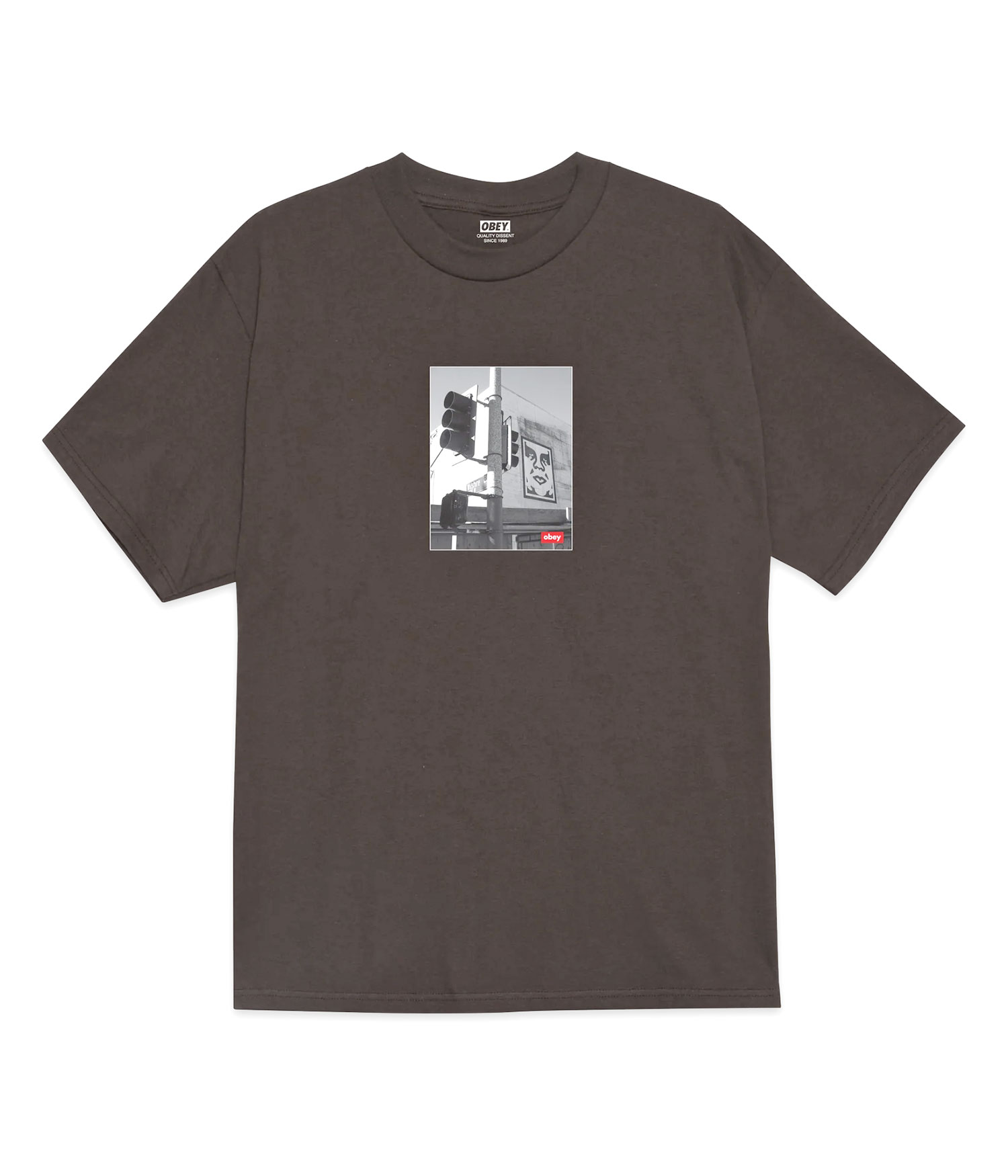 Obey Los Angeles Photo T-Shirt java brown Herren M