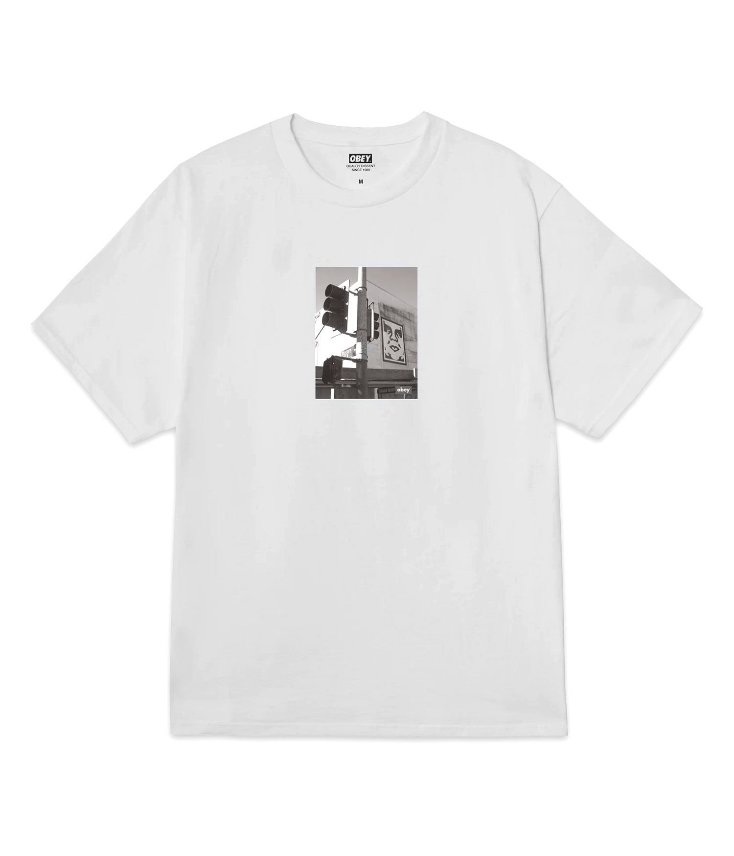 Obey Los Angeles Photo T-Shirt white Herren M