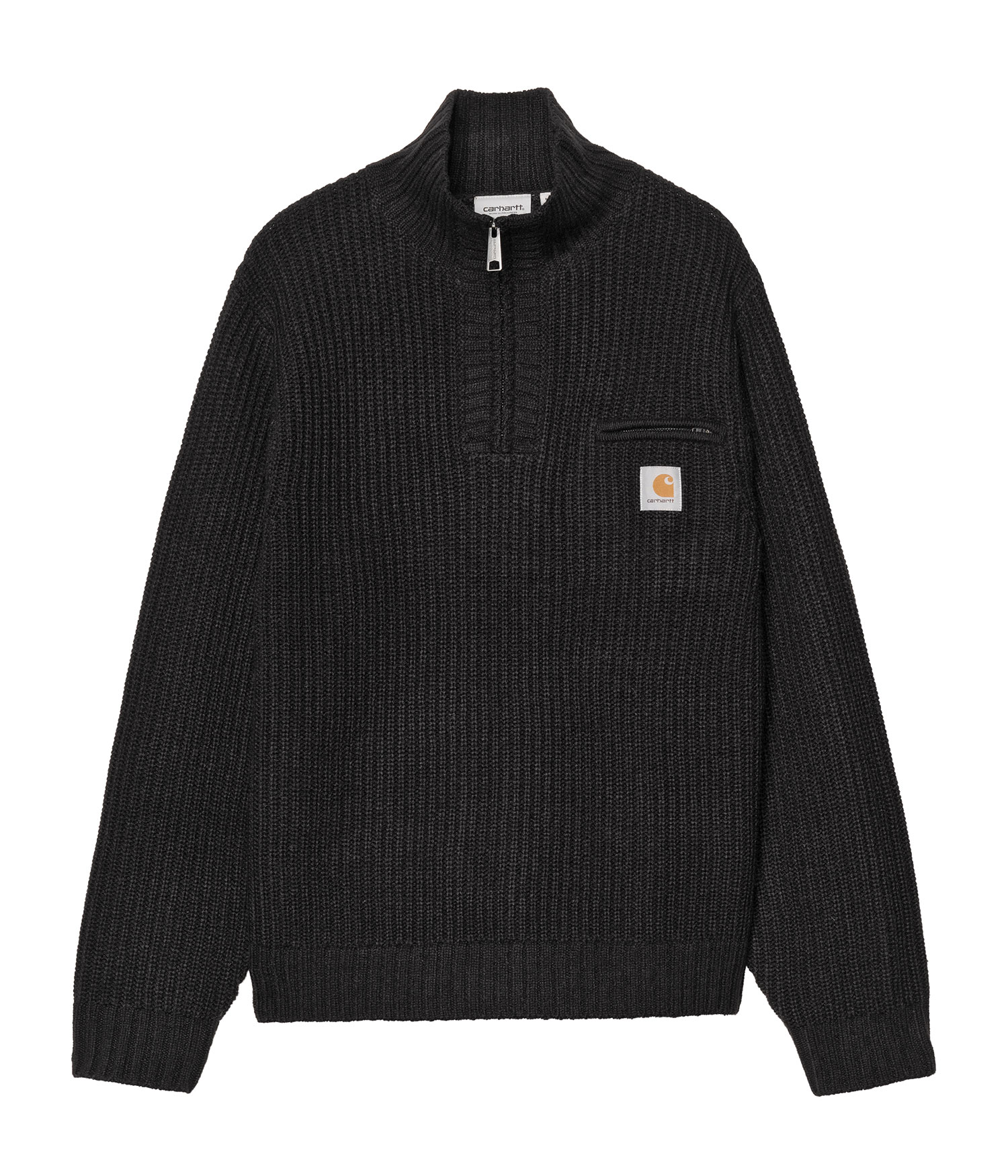 Carhartt WIP Detroit 1/2-Zip Sweatshirt black Herren XL