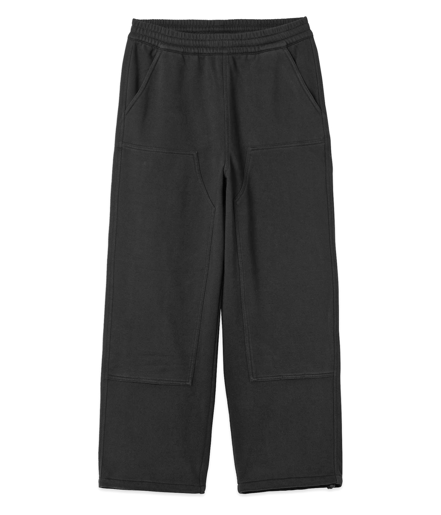 Carhartt WIP Double Knee Sweat Pant Hose black stone washed Herren XL
