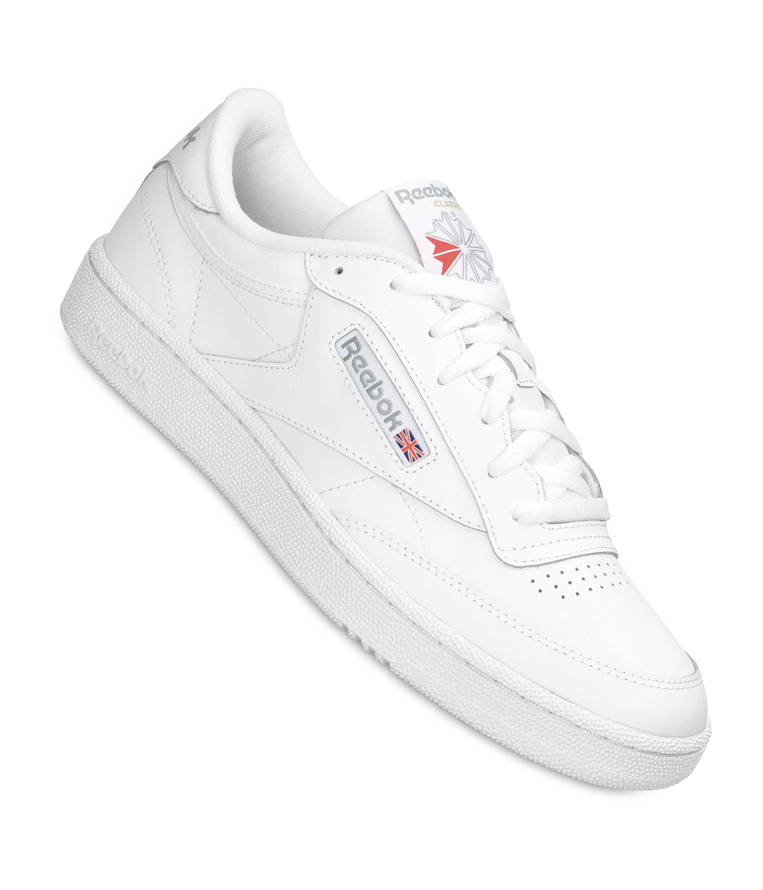 Reebok Club C 85 Schuh white red Herren US 9.5