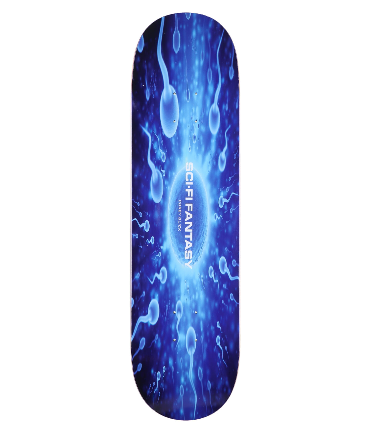 Sci-Fi Fantasy Glick Life Force 8.38" Skateboard Deck blue