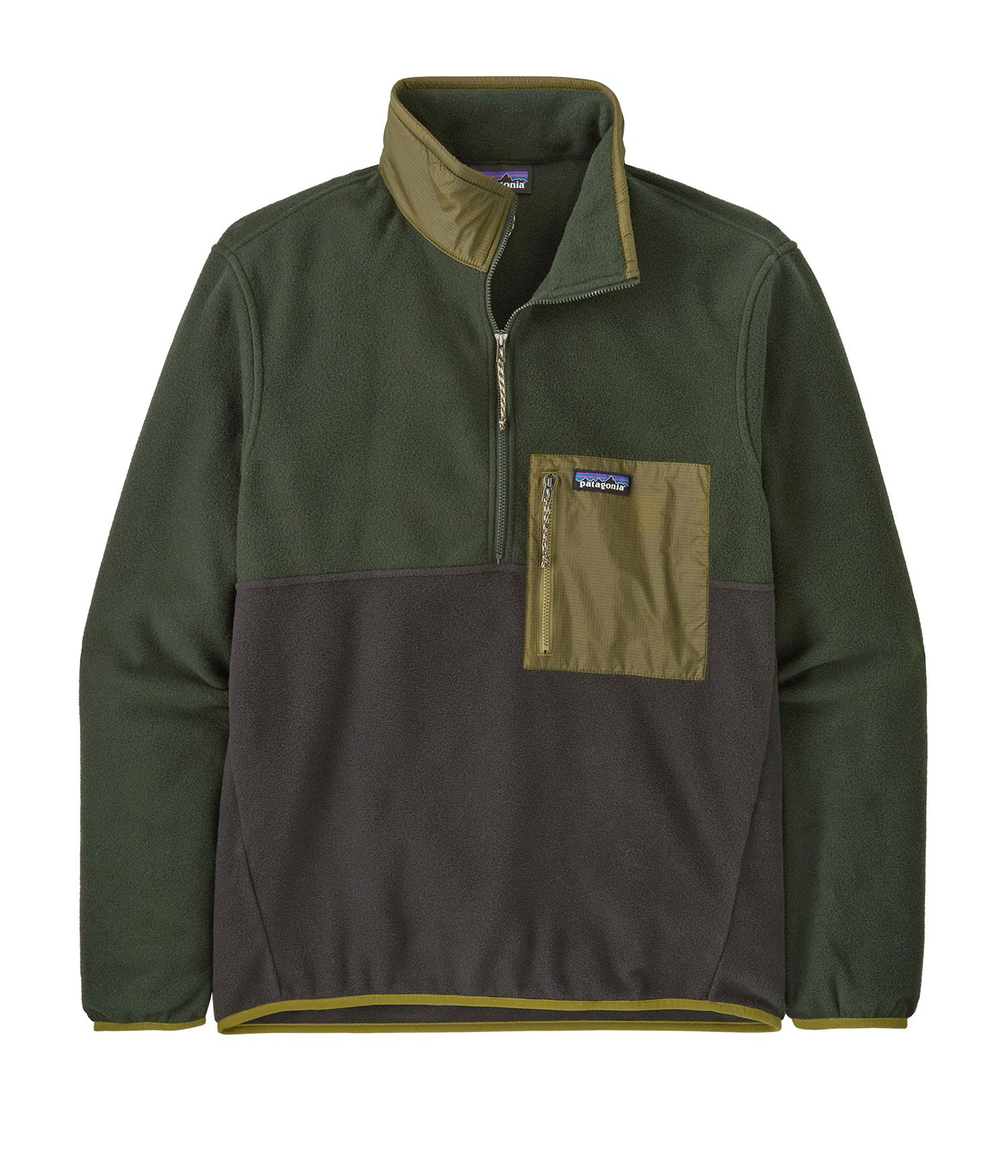 Patagonia Microdini 1/2-Zip Sweatshirt black Herren XL