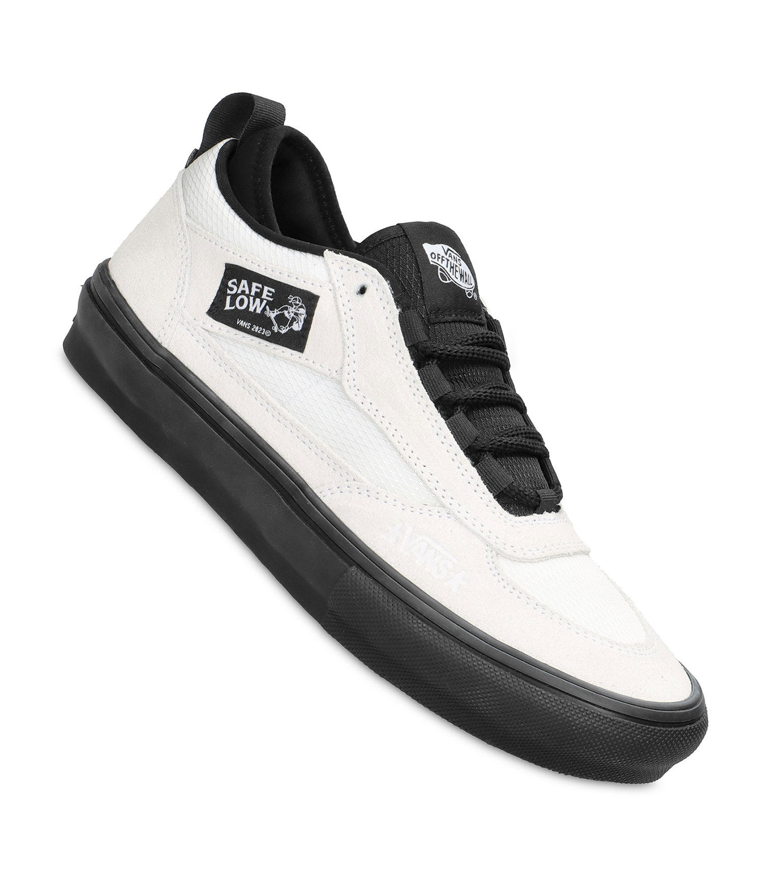 Vans Skate Safe Low Atiba Schuh bone white black Herren US 7.5
