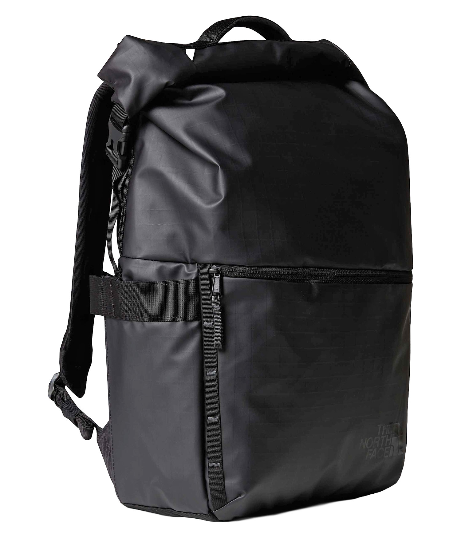 The North Face Base Camp Voyager Rolltop Rucksack black asphalt grey