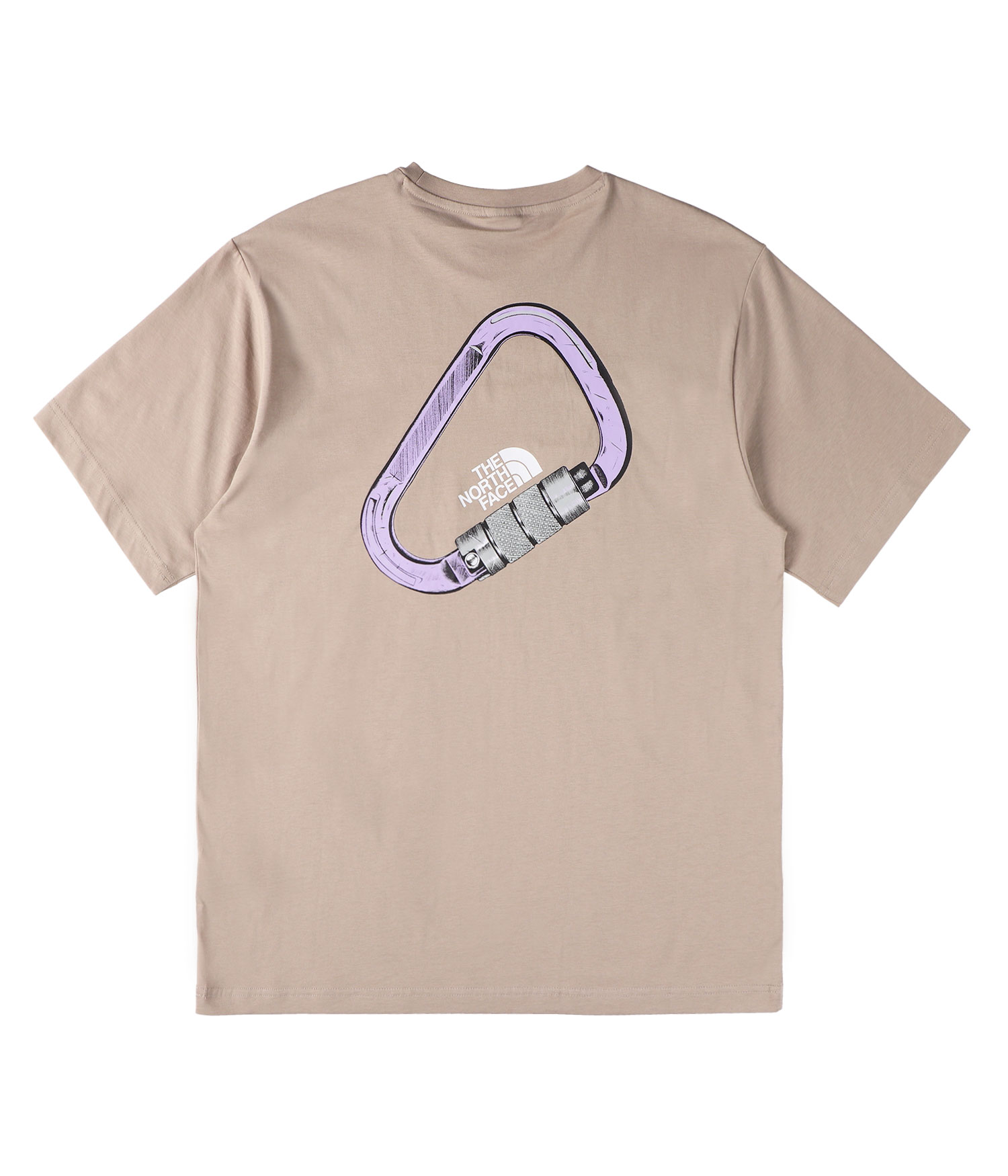 The North Face Explore Carabiner Relaxed T-Shirt mushroom grey Herren XL