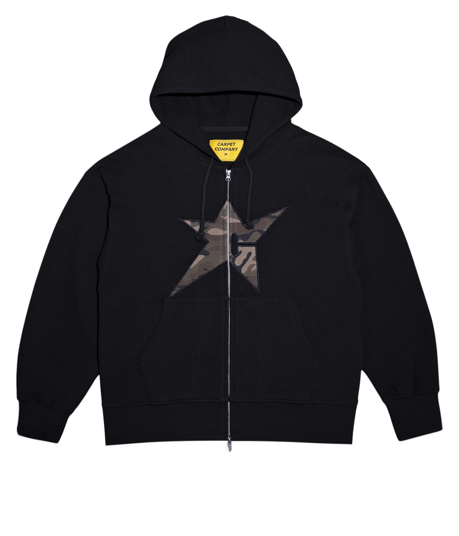 Carpet Company C-Star Thermal Zip-Hoodie black Herren L