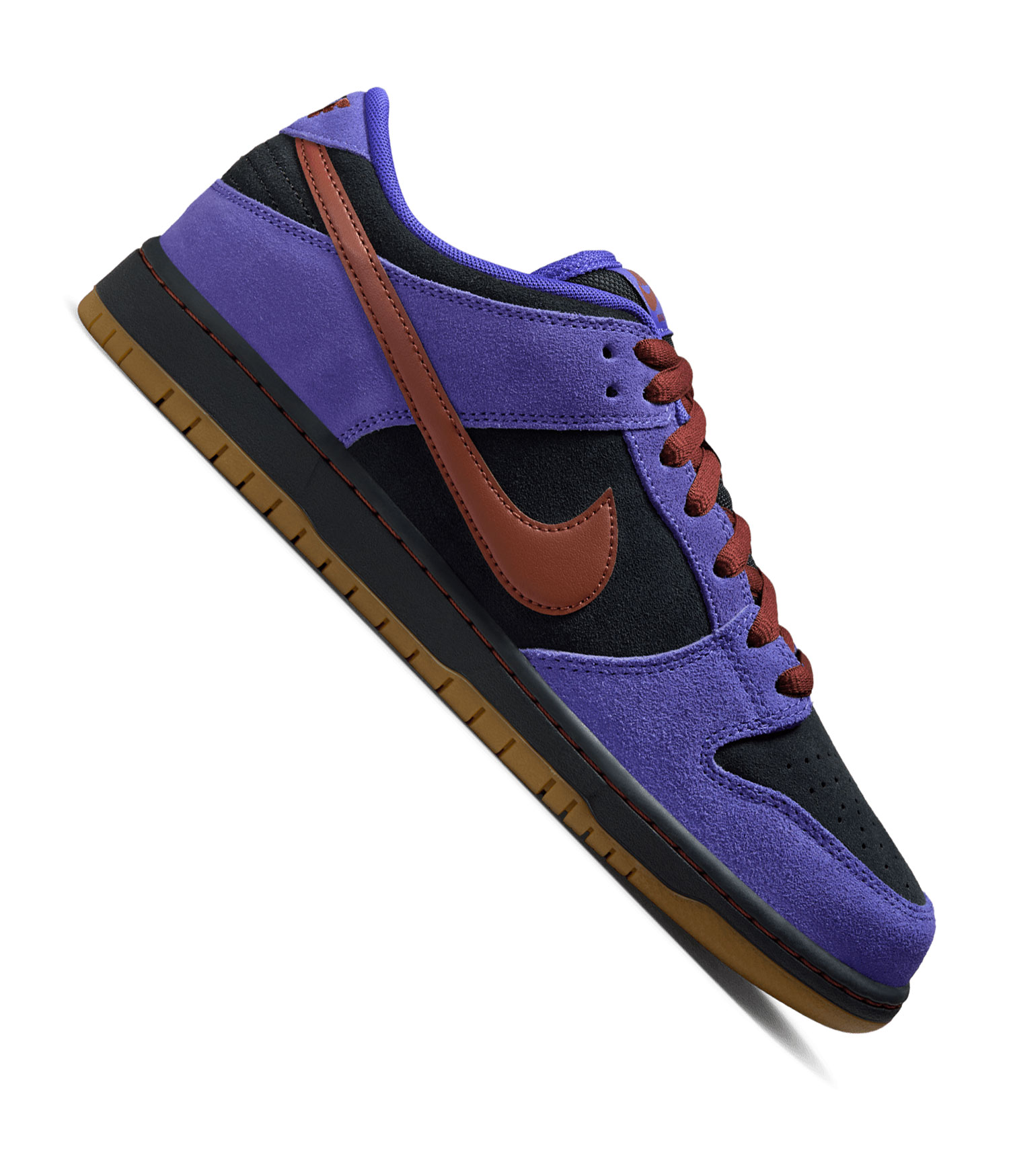 Nike SB Dunk Low Pro Schuh violet cinnamon off noir Herren US 8.5