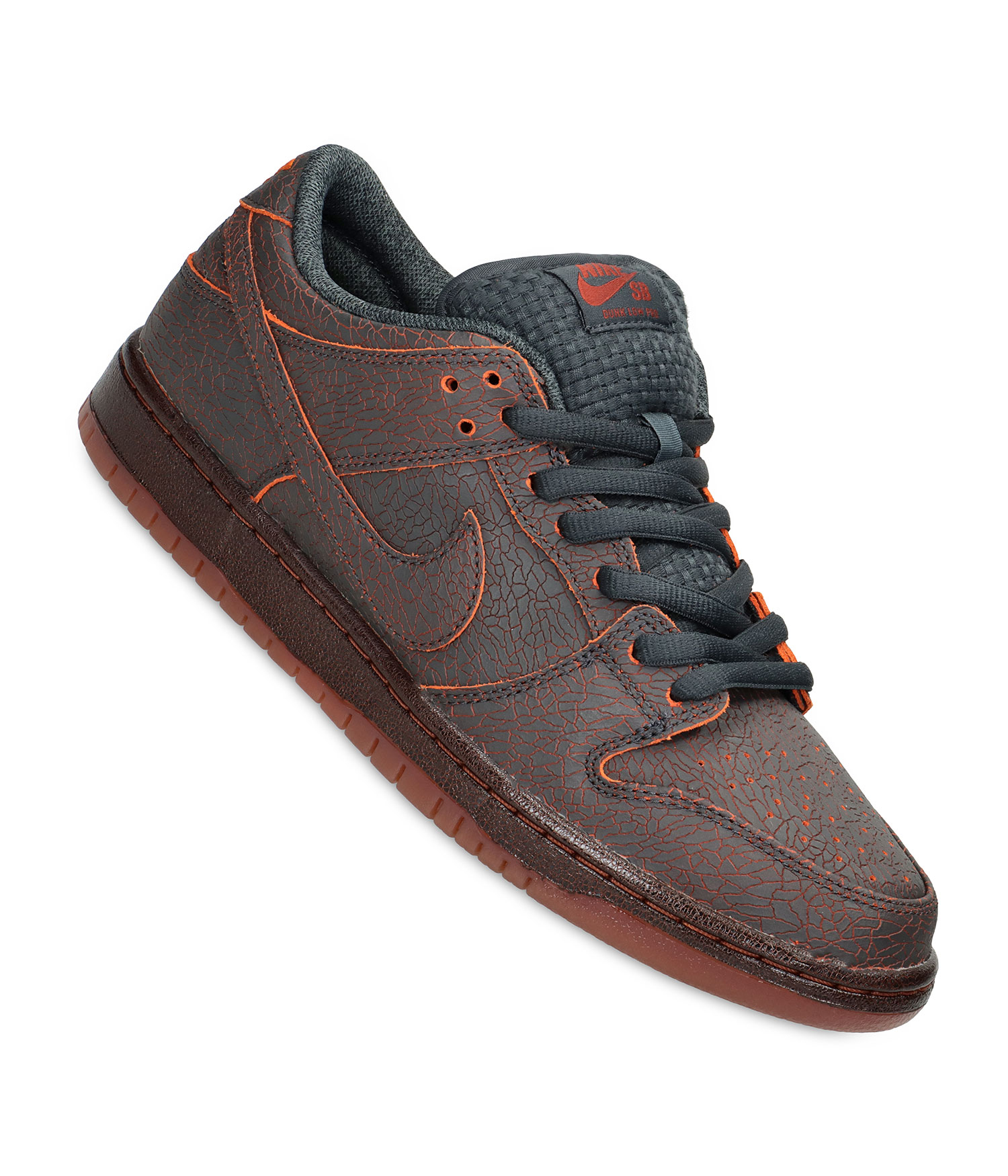 Nike SB Dunk Low Pro Premium Schuh dk smoke grey campfire orange bl Herren US 9